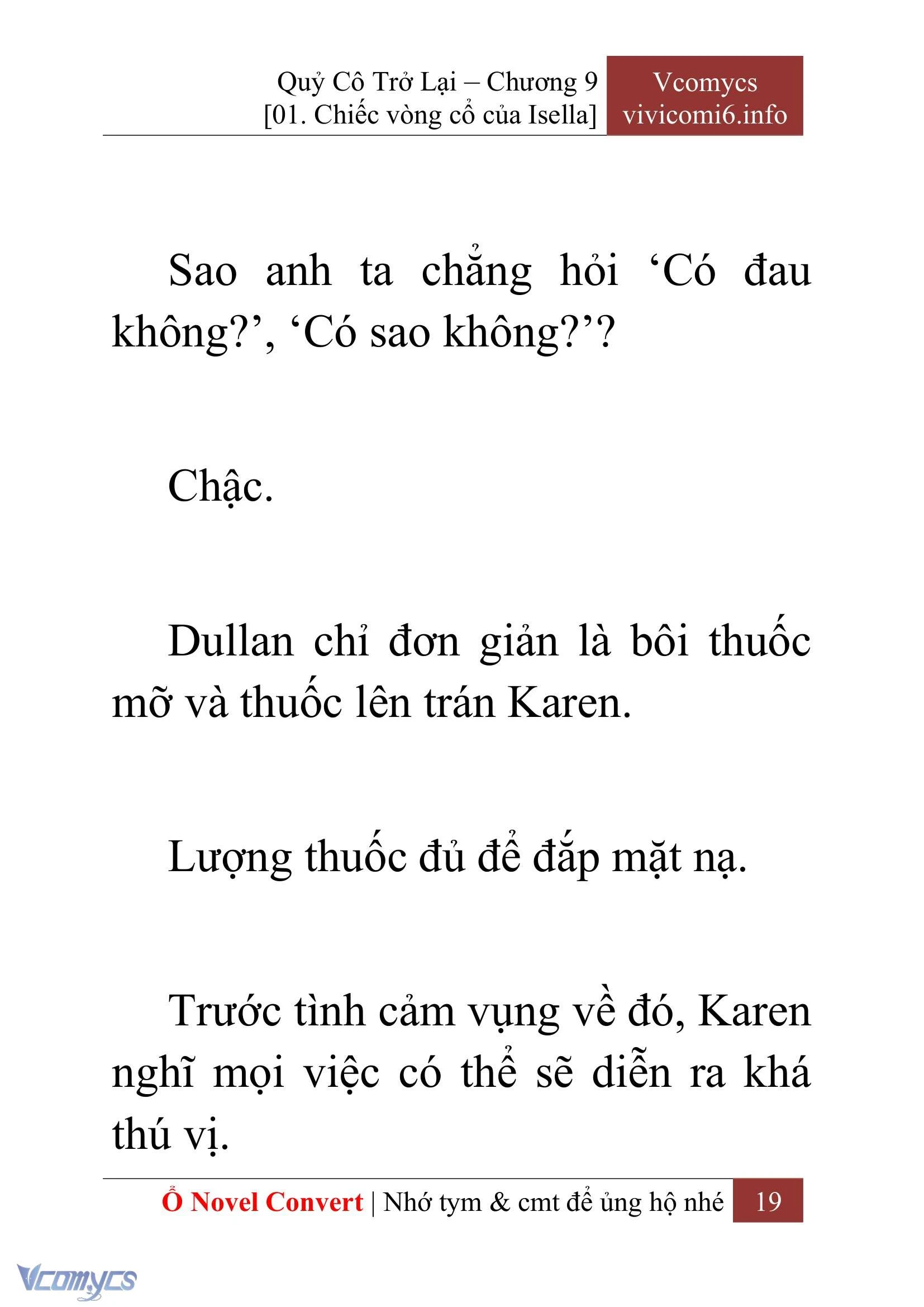[Novel] Quý Cô Trở Lại Chapter  9 - 21
