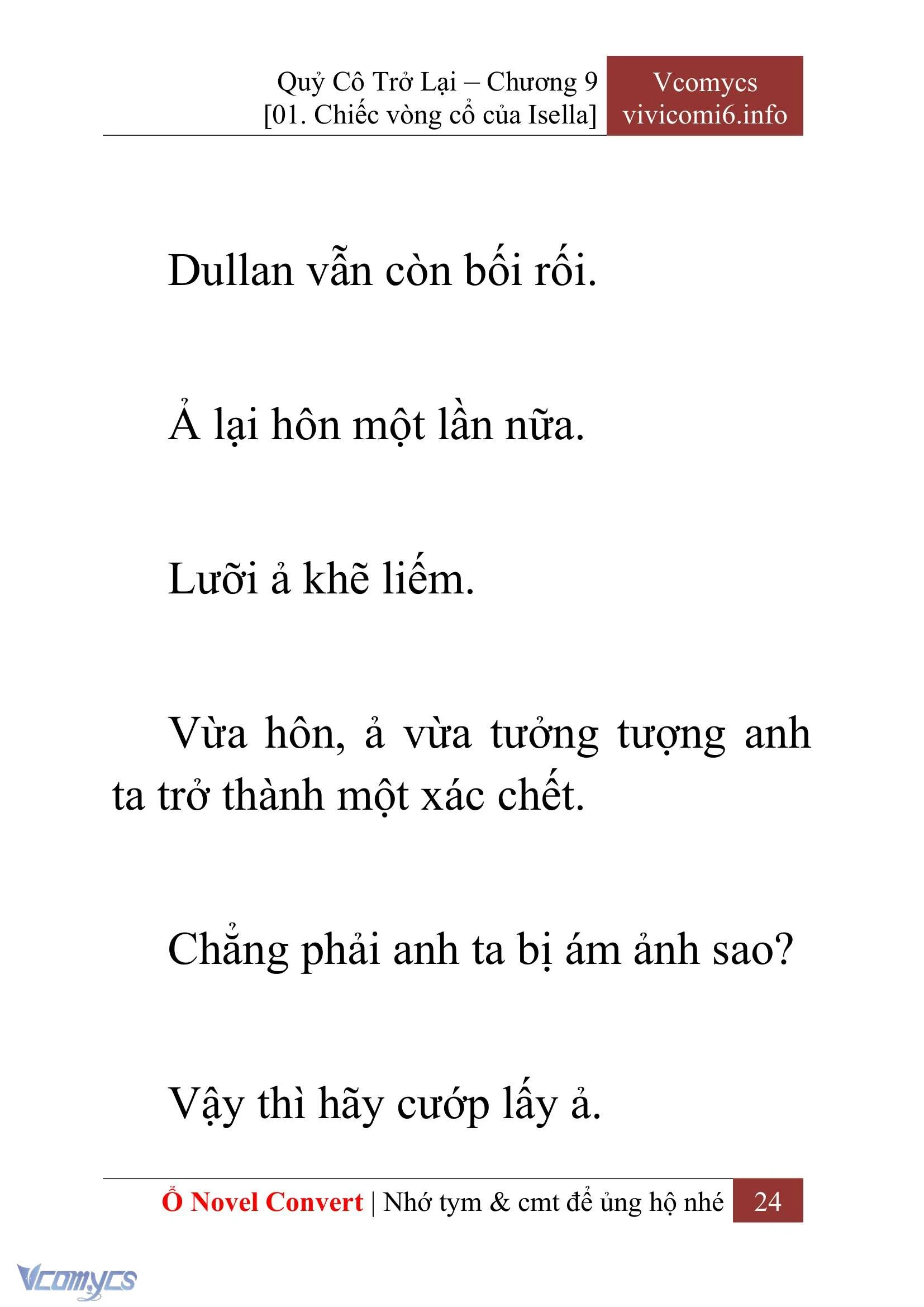 [Novel] Quý Cô Trở Lại Chapter  9 - 26