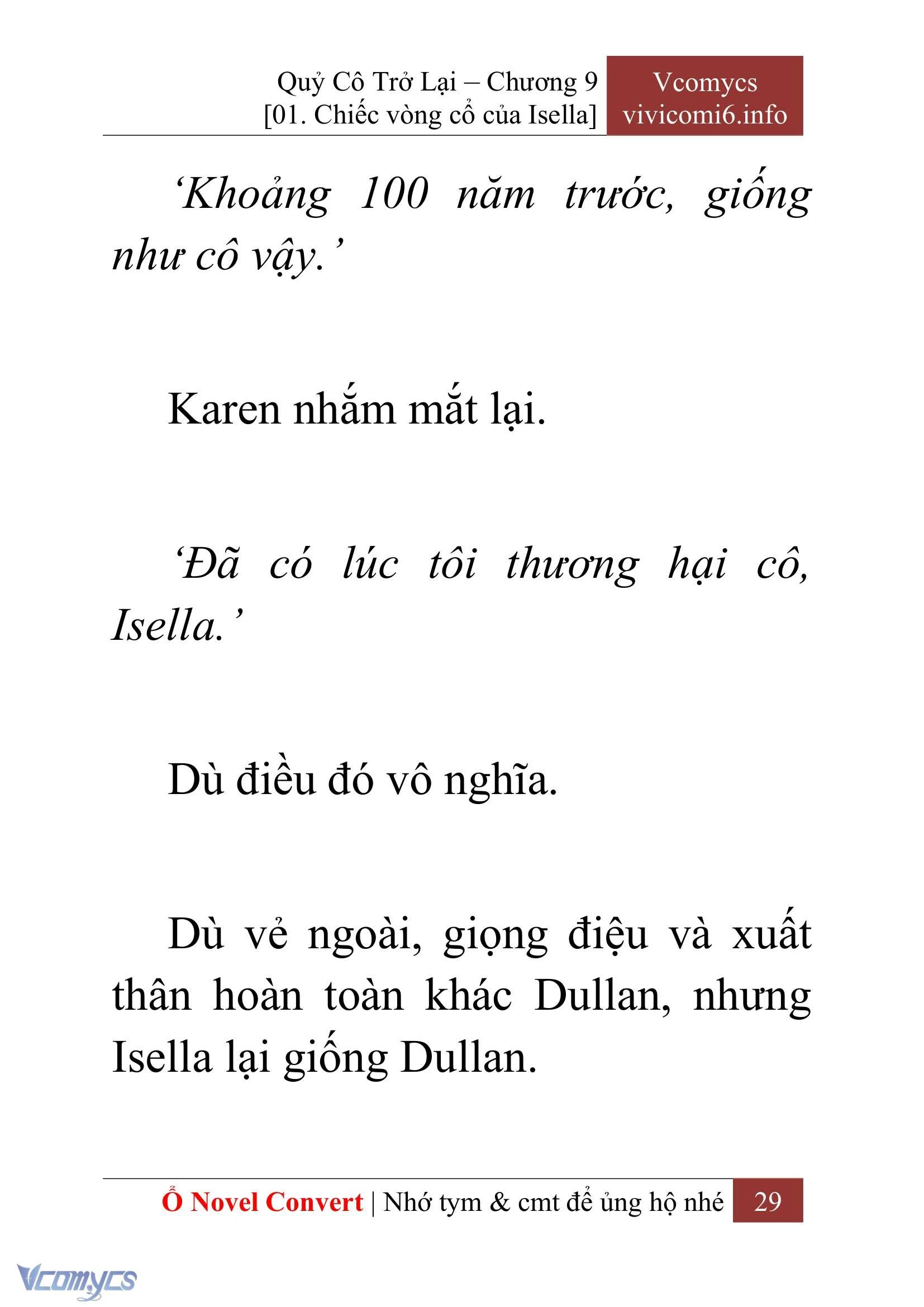 [Novel] Quý Cô Trở Lại Chapter  9 - 31