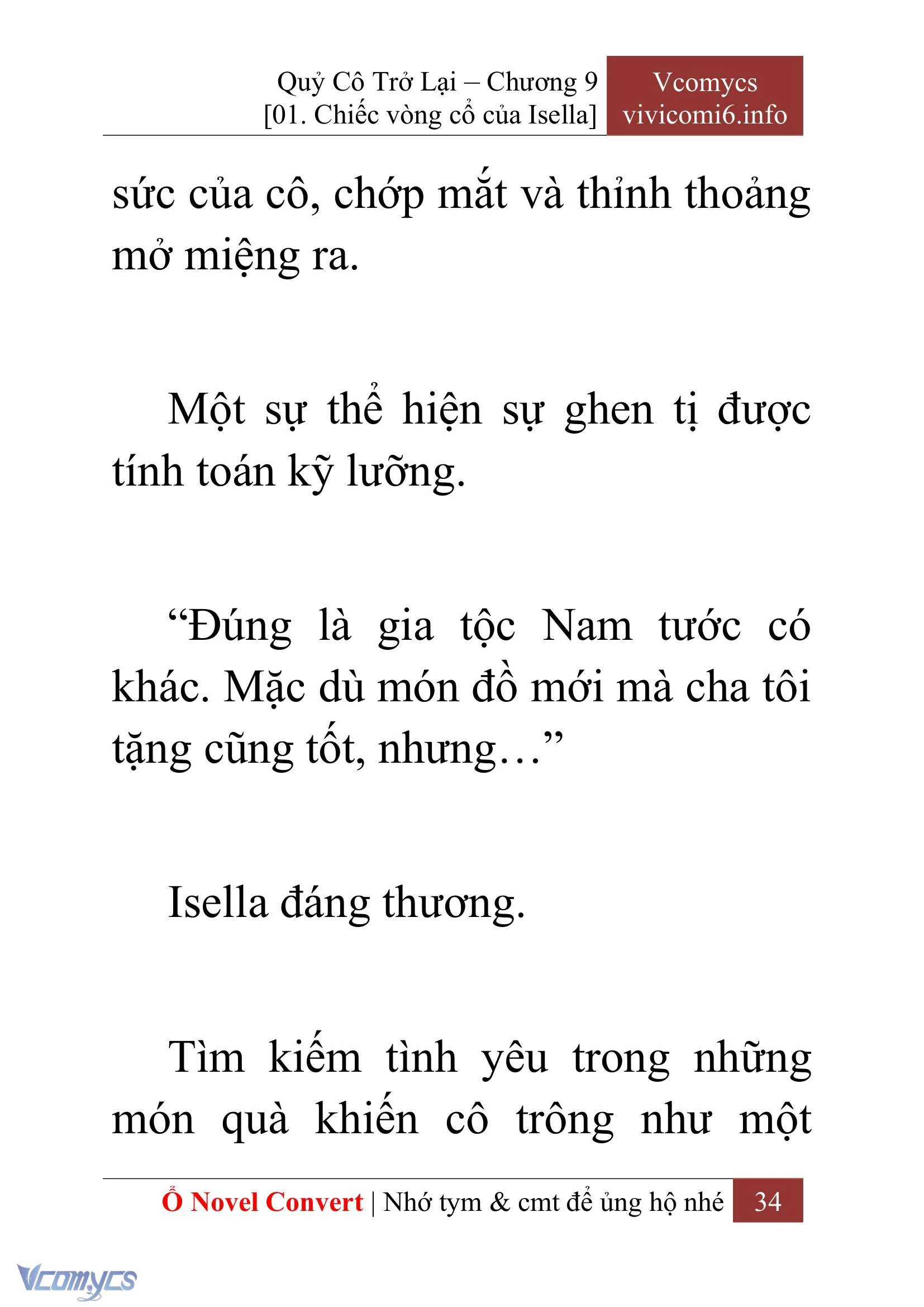[Novel] Quý Cô Trở Lại Chapter  9 - 36