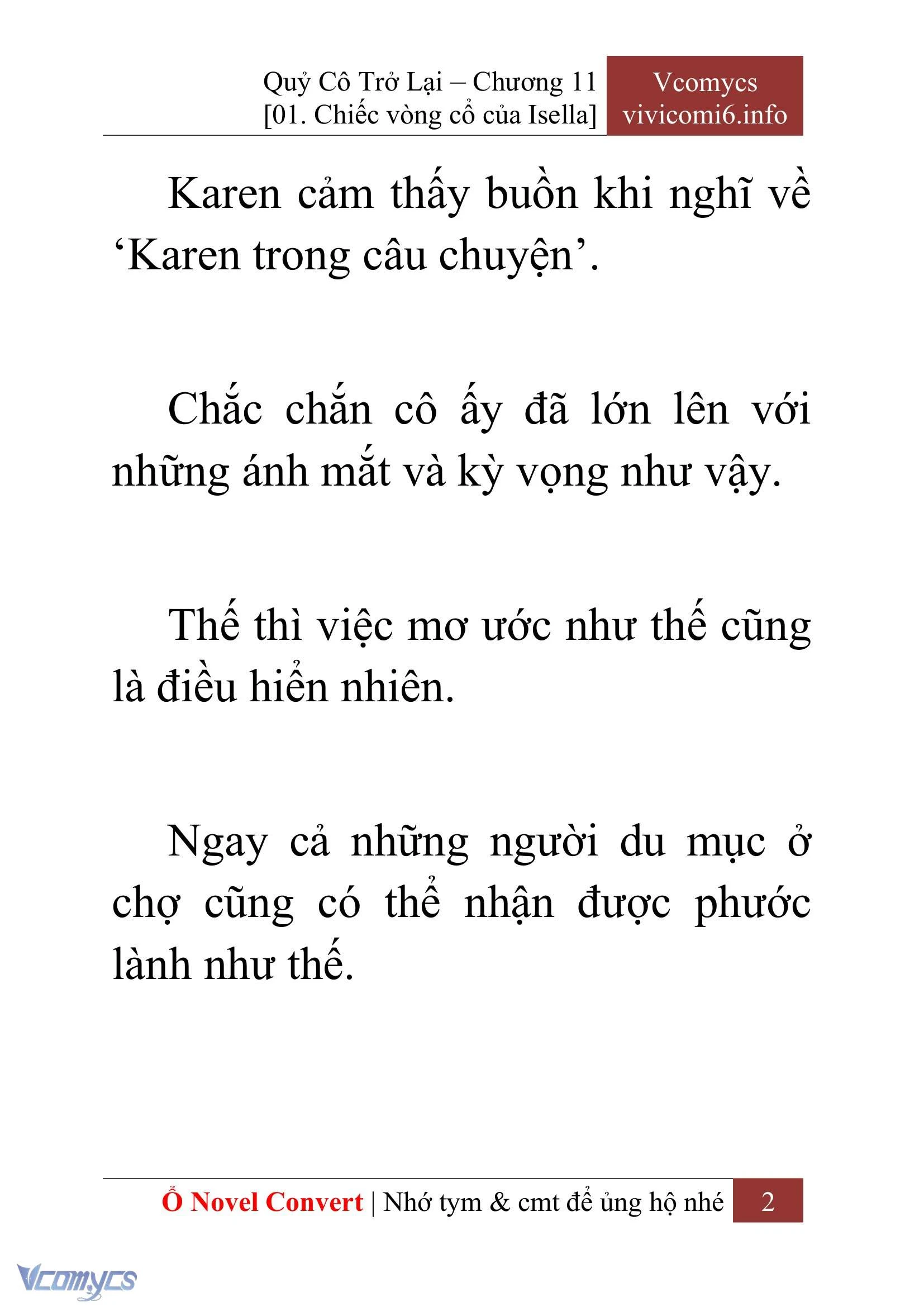 [Novel] Quý Cô Trở Lại Chapter  11 - 4
