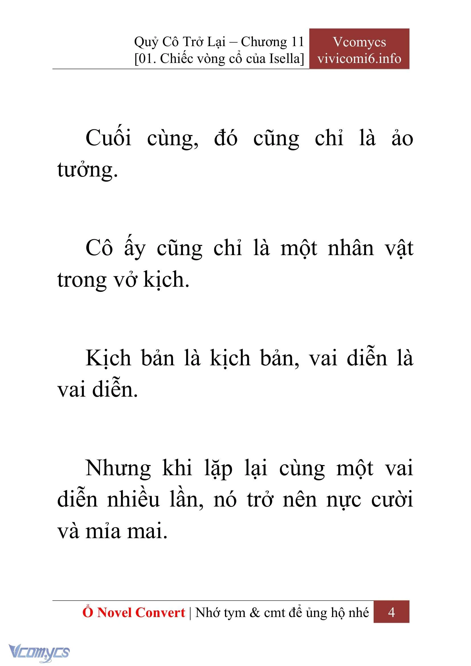 [Novel] Quý Cô Trở Lại Chapter  11 - 6