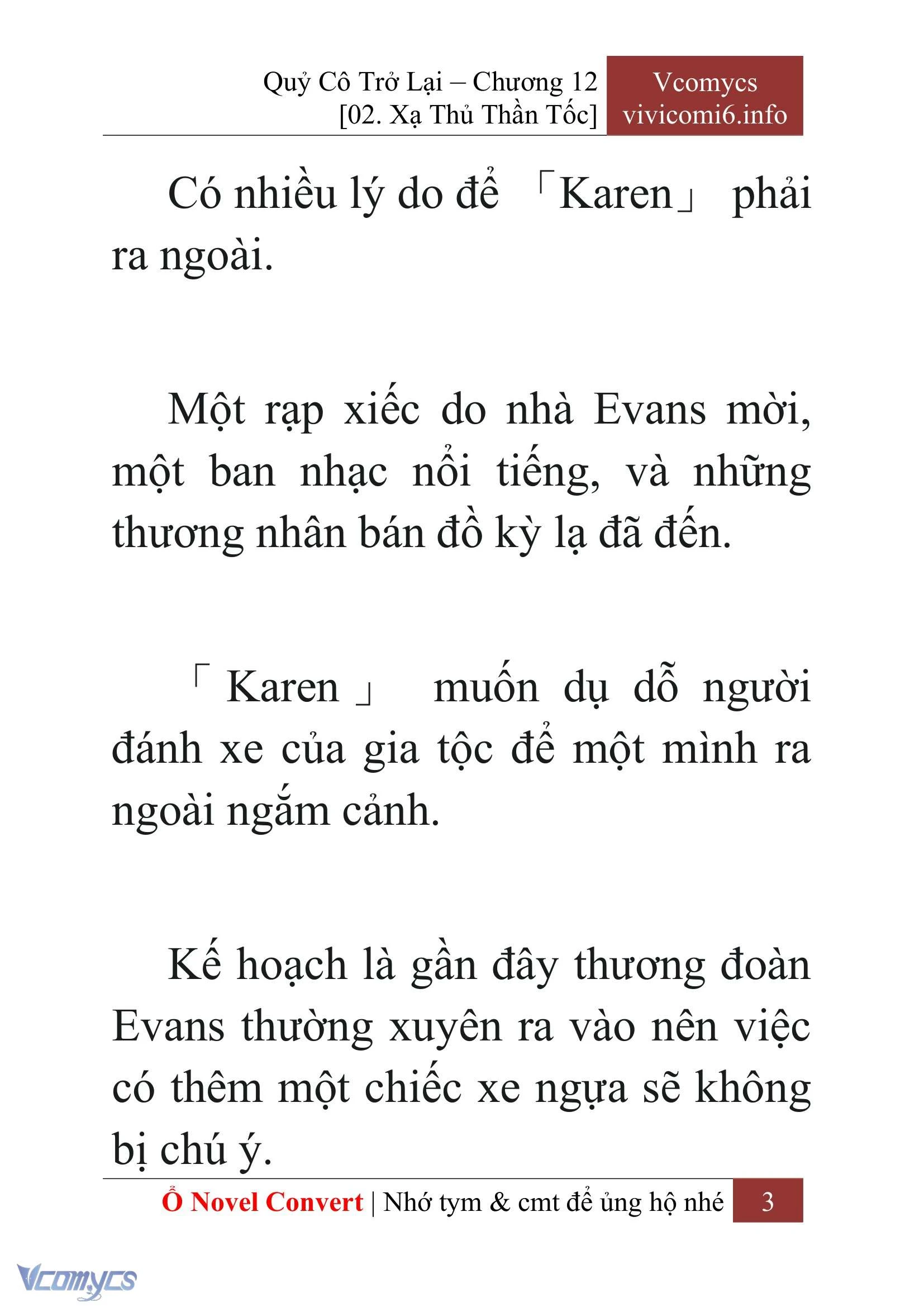 [Novel] Quý Cô Trở Lại Chapter  12 - 5