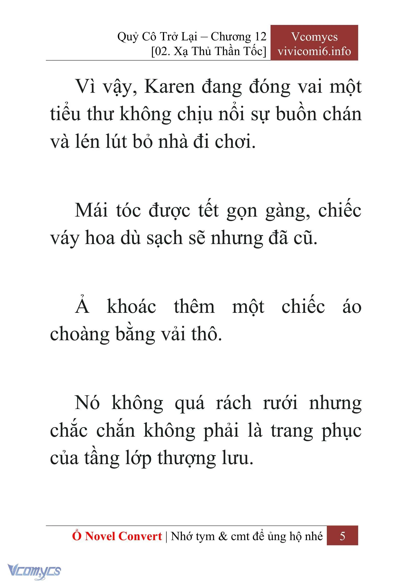 [Novel] Quý Cô Trở Lại Chapter  12 - 7