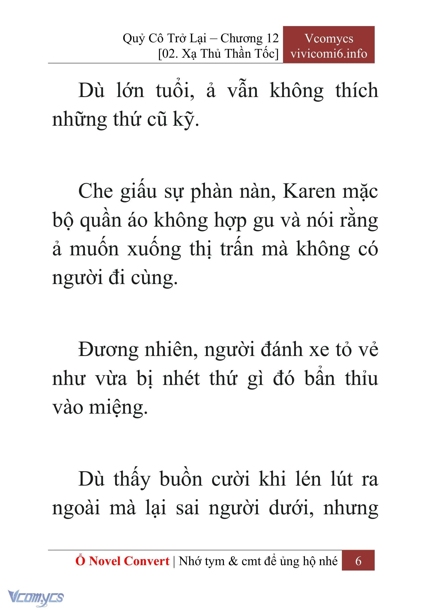 [Novel] Quý Cô Trở Lại Chapter  12 - 8
