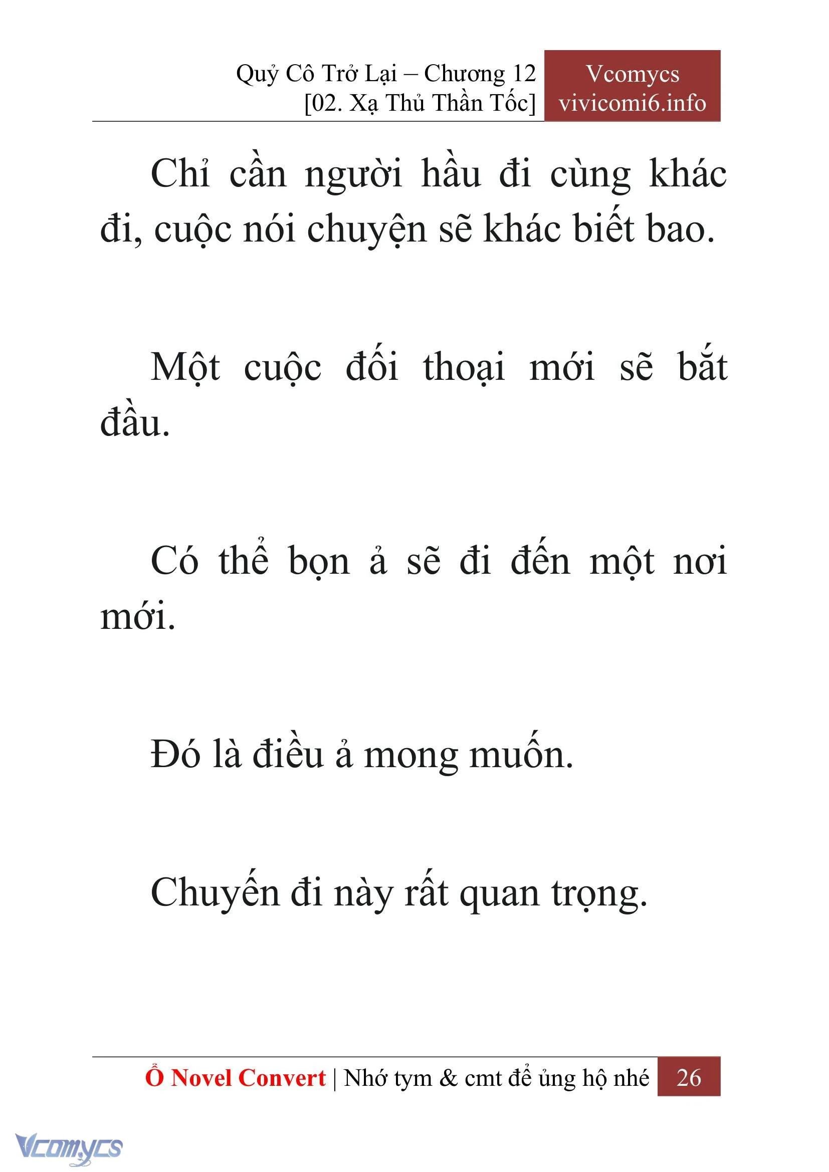 [Novel] Quý Cô Trở Lại Chapter  12 - 28