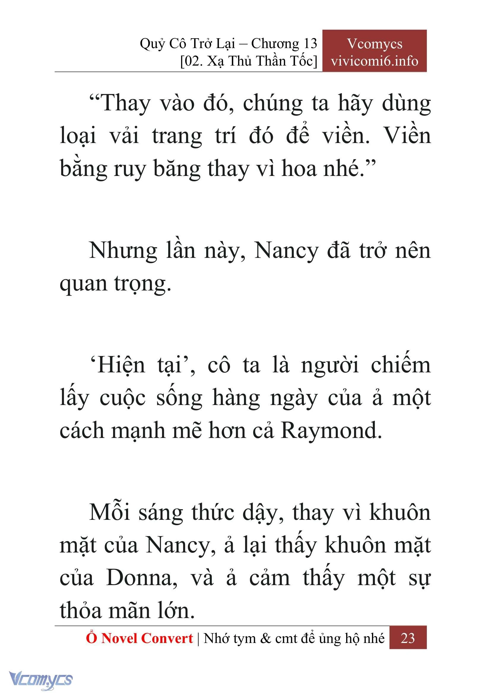 [Novel] Quý Cô Trở Lại Chapter  13 - 25