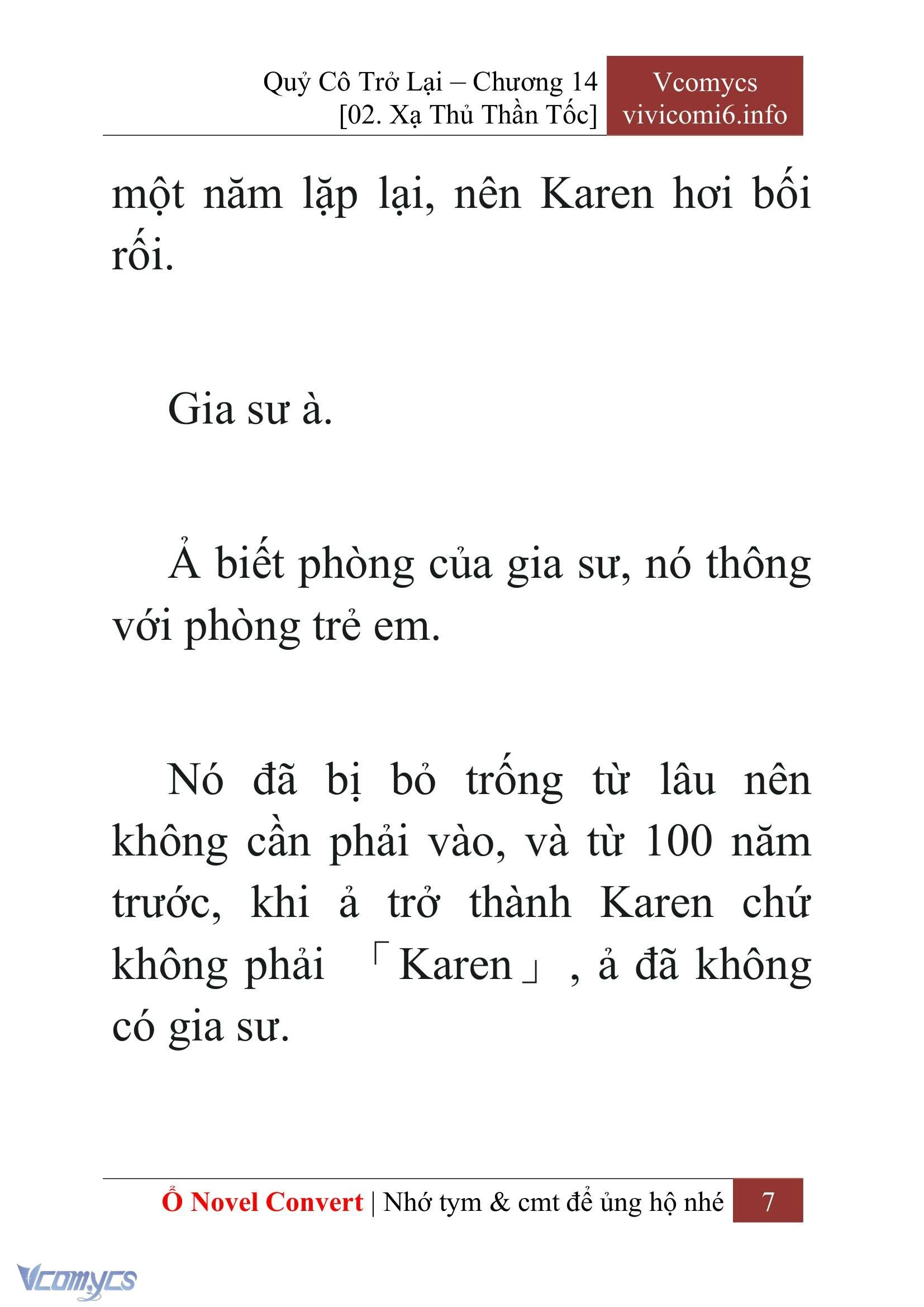 [Novel] Quý Cô Trở Lại Chapter  14 - 9