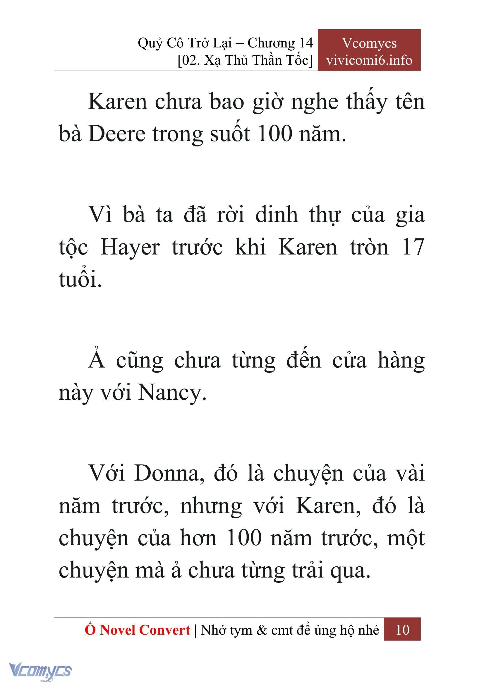 [Novel] Quý Cô Trở Lại Chapter  14 - 12