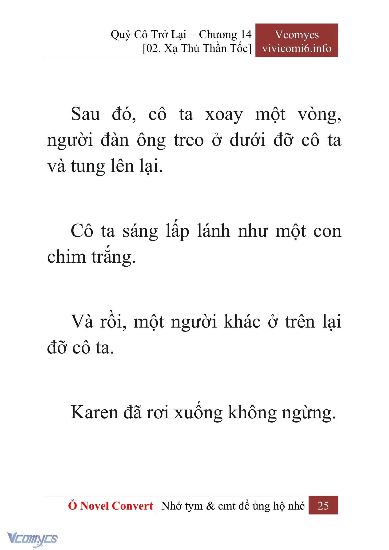 [Novel] Quý Cô Trở Lại Chapter  14 - 27