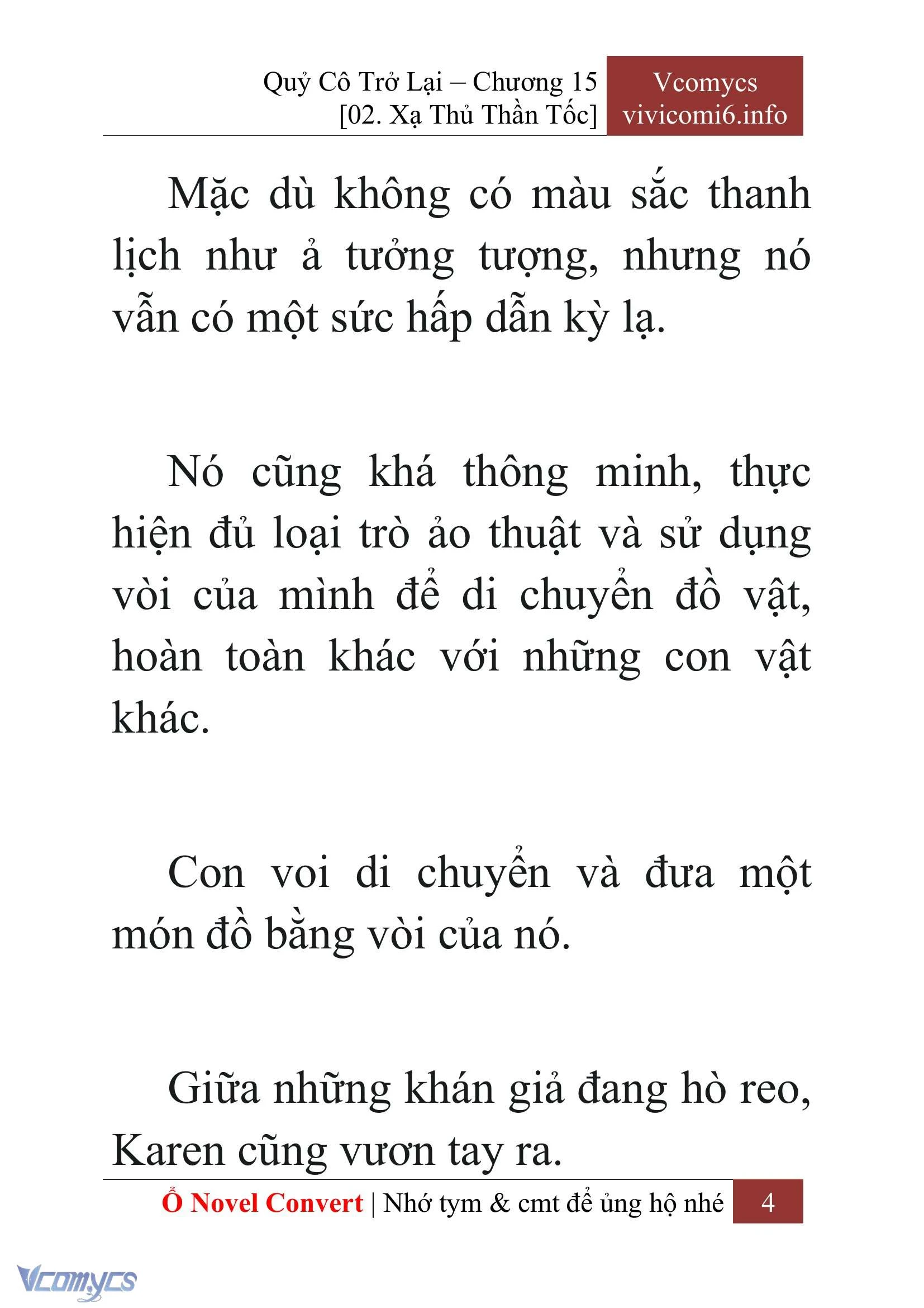 [Novel] Quý Cô Trở Lại Chapter  15 - 6