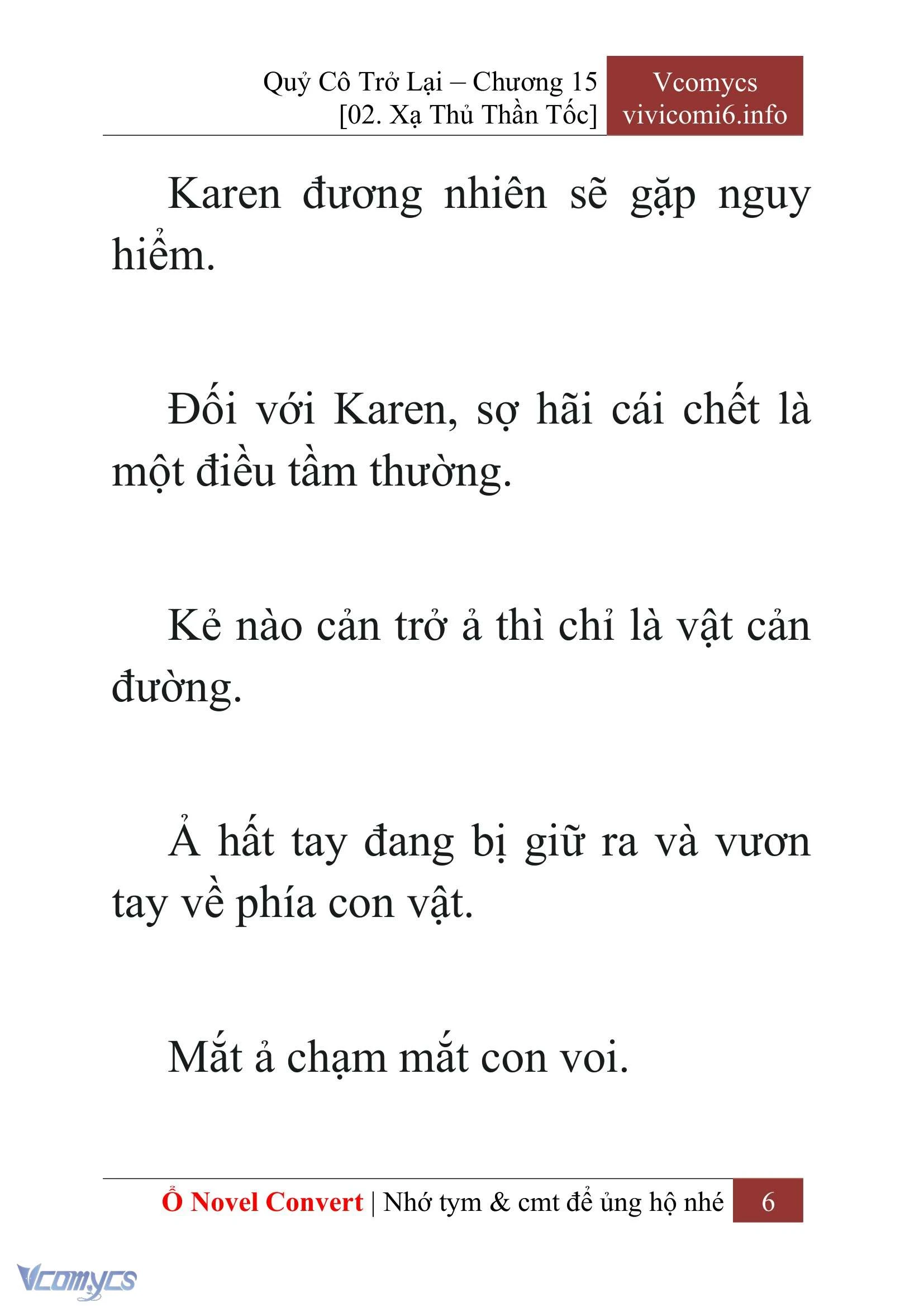 [Novel] Quý Cô Trở Lại Chapter  15 - 8