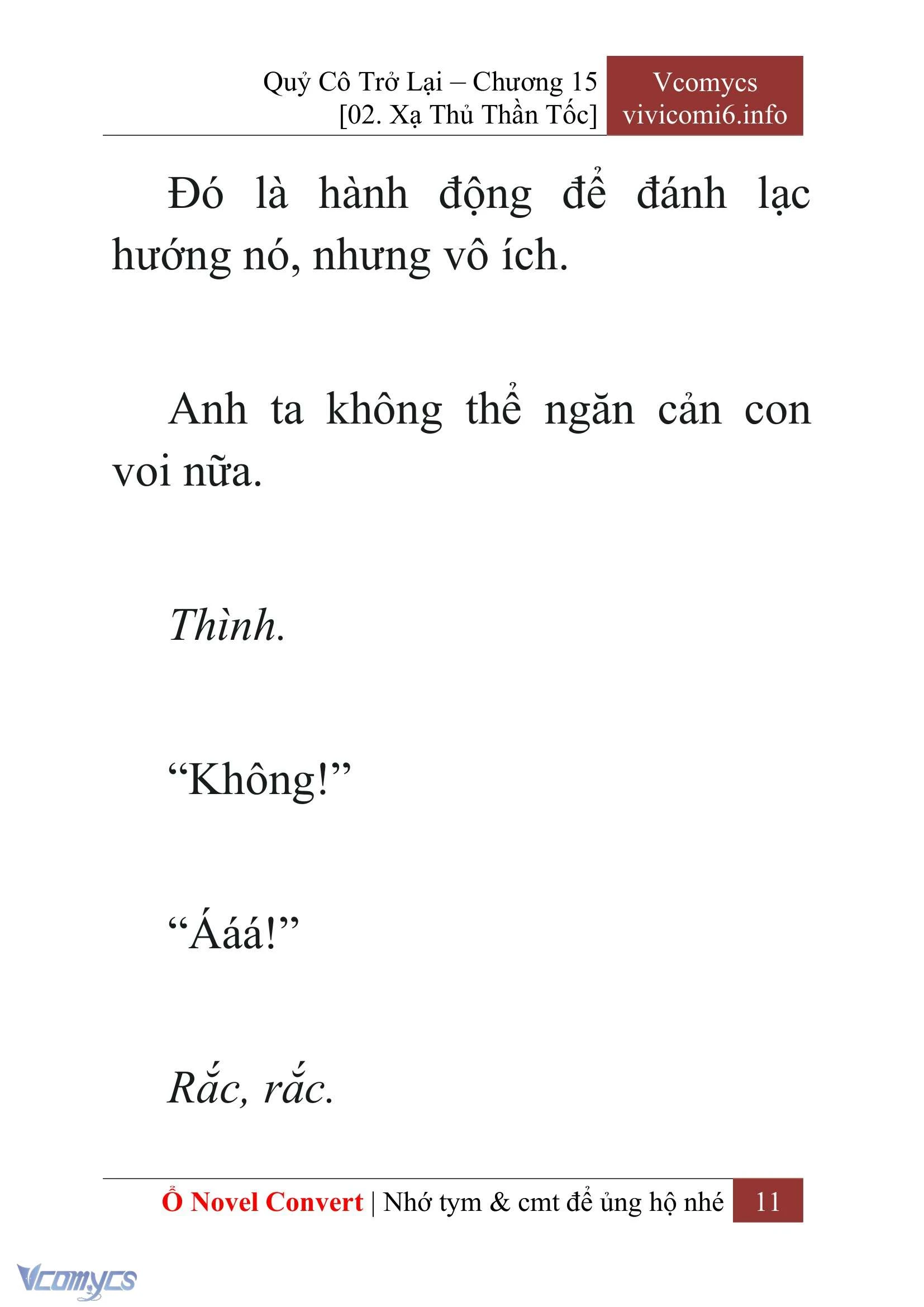 [Novel] Quý Cô Trở Lại Chapter  15 - 13