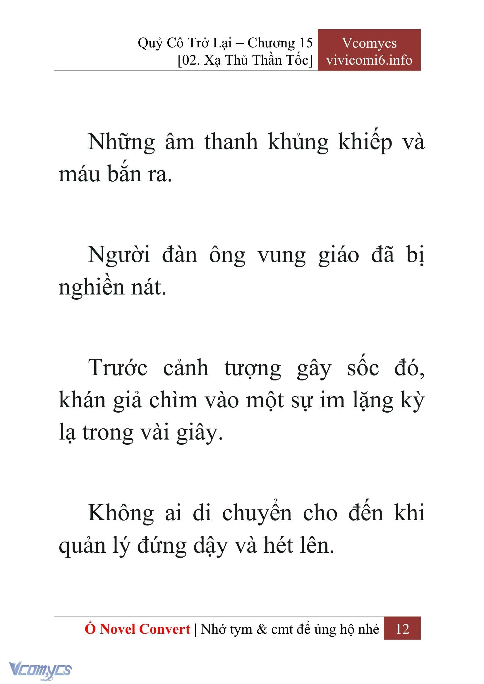 [Novel] Quý Cô Trở Lại Chapter  15 - 14