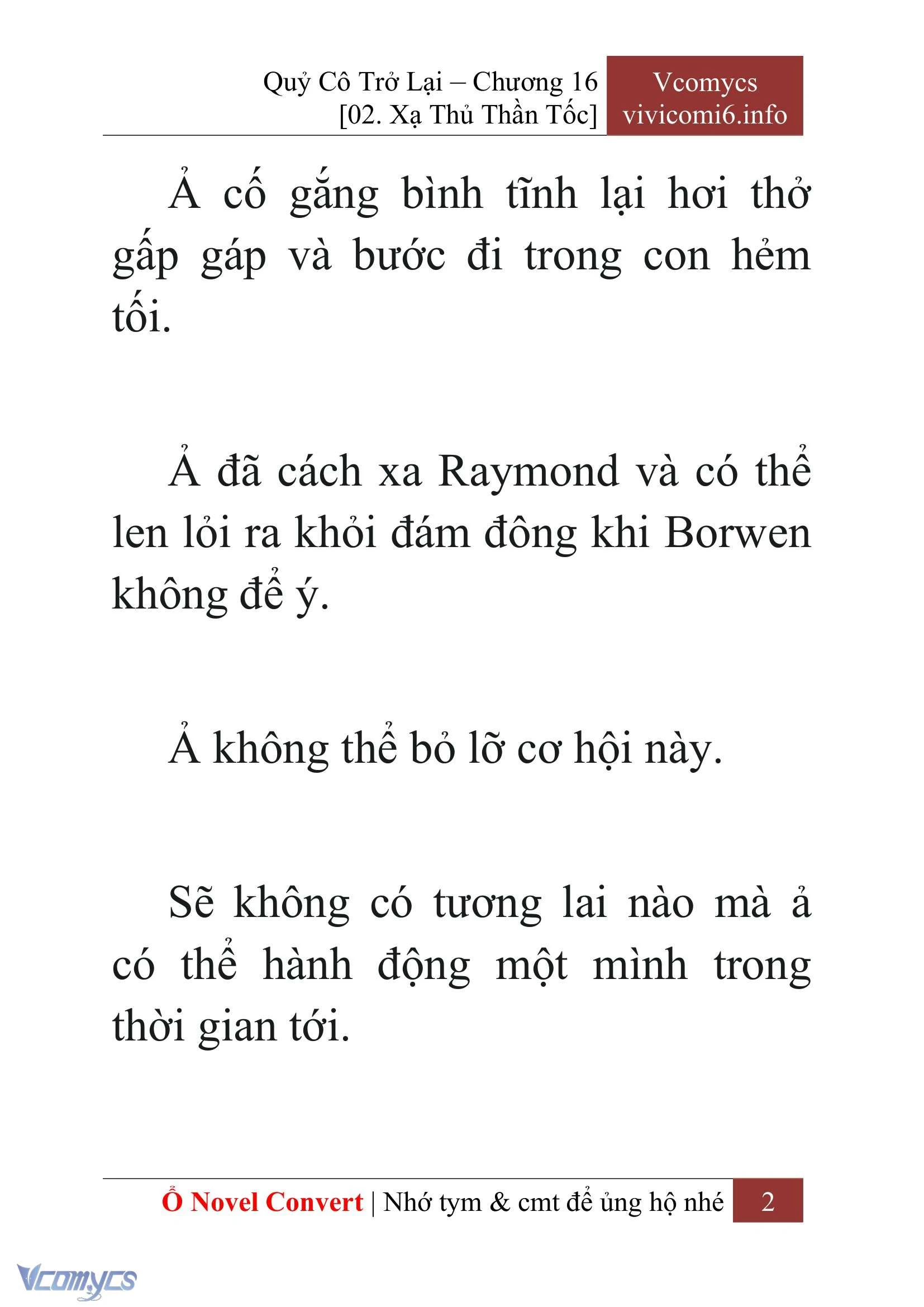 [Novel] Quý Cô Trở Lại Chapter  16 - 4