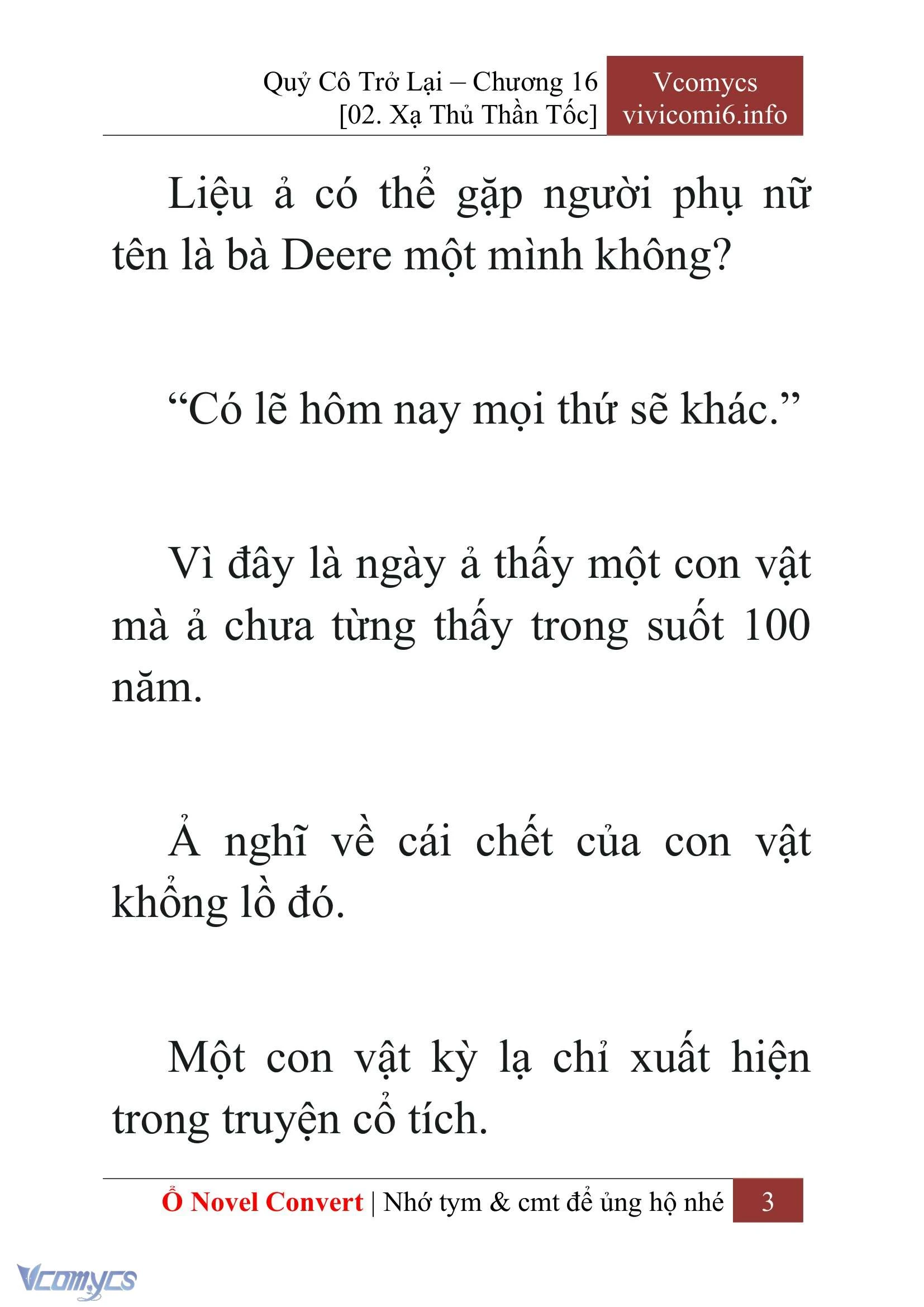 [Novel] Quý Cô Trở Lại Chapter  16 - 5