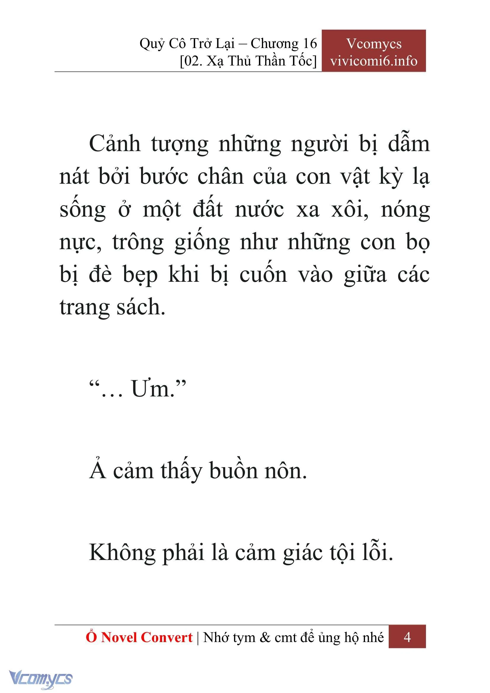 [Novel] Quý Cô Trở Lại Chapter  16 - 6