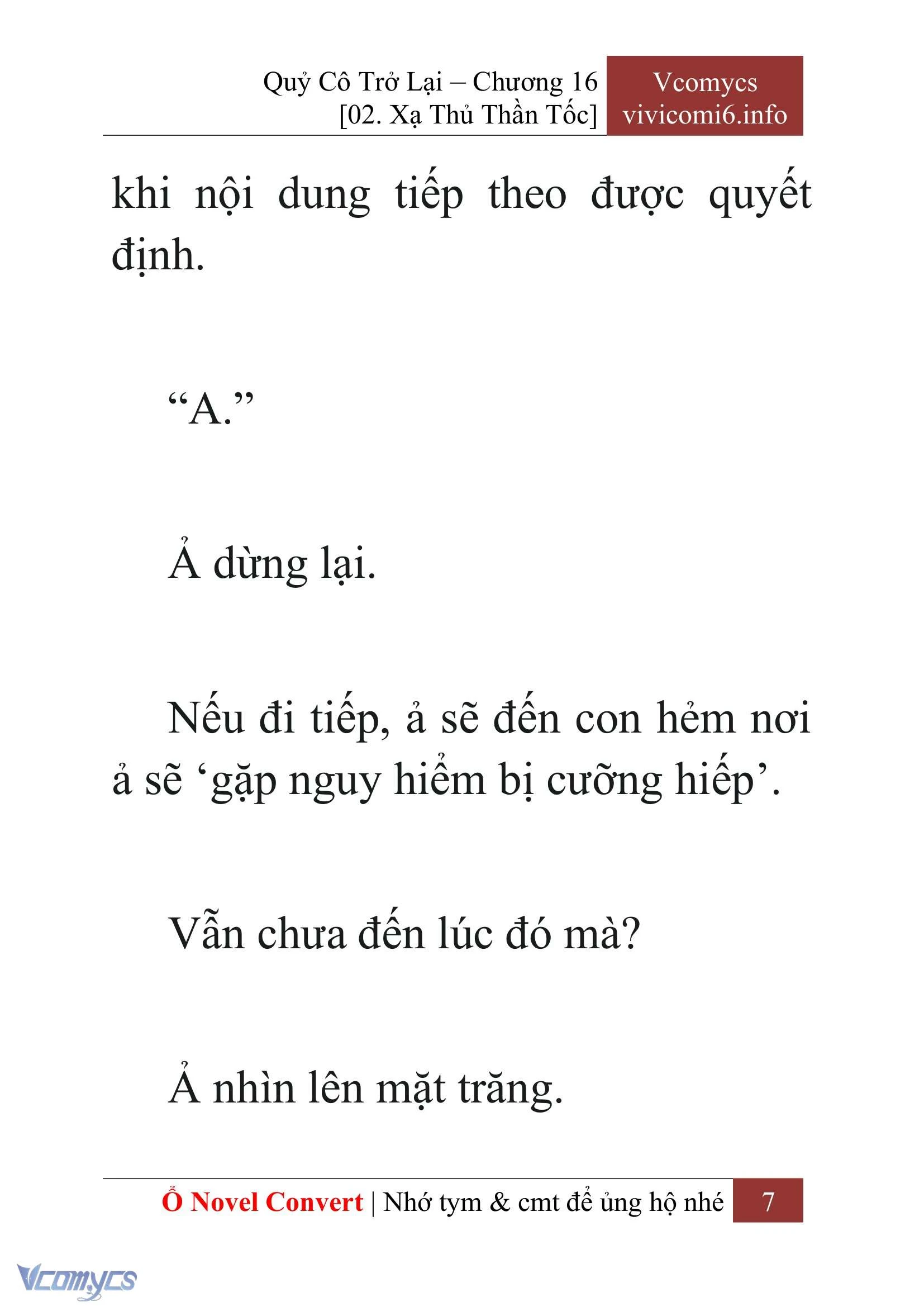 [Novel] Quý Cô Trở Lại Chapter  16 - 9