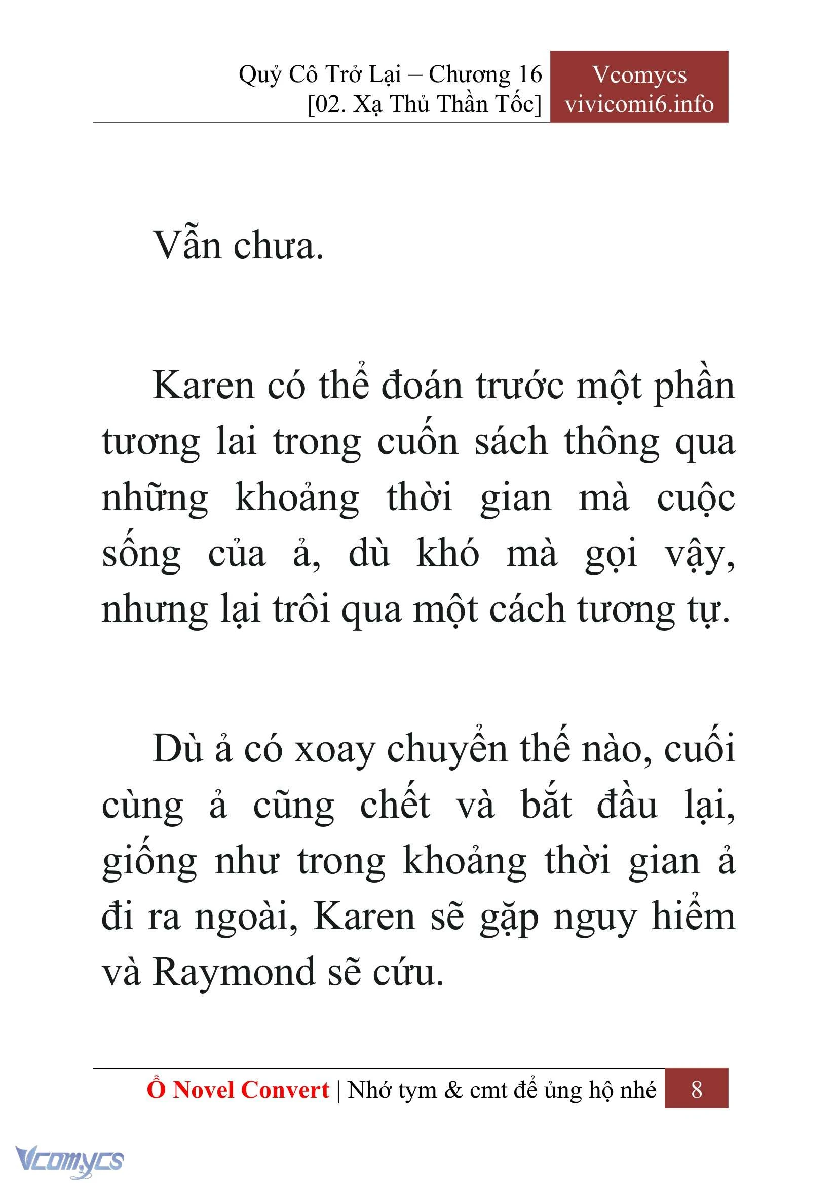 [Novel] Quý Cô Trở Lại Chapter  16 - 10