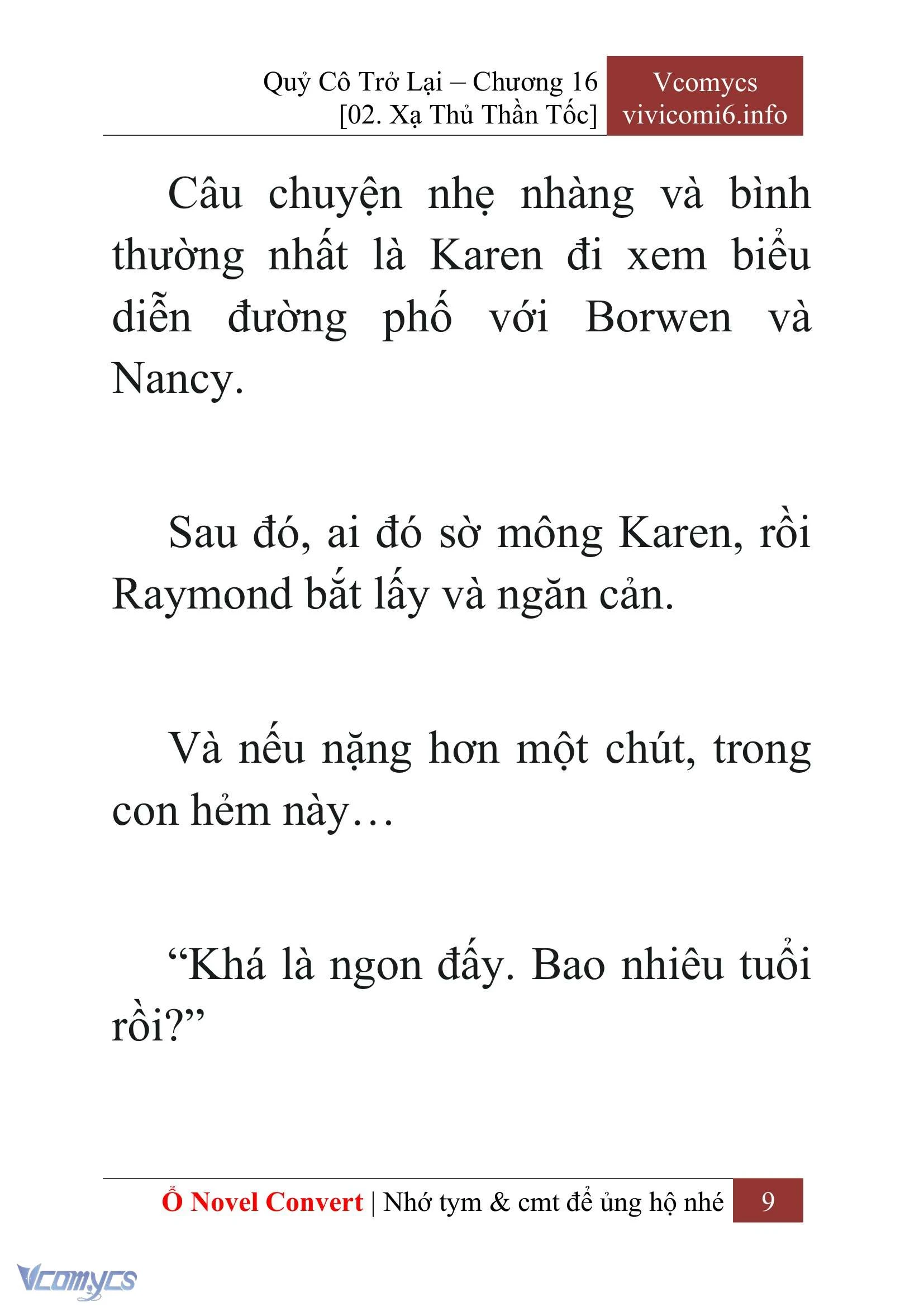 [Novel] Quý Cô Trở Lại Chapter  16 - 11