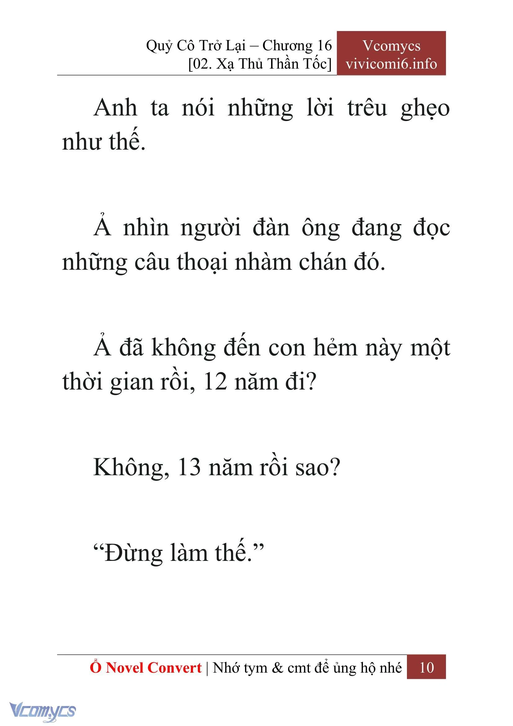 [Novel] Quý Cô Trở Lại Chapter  16 - 12