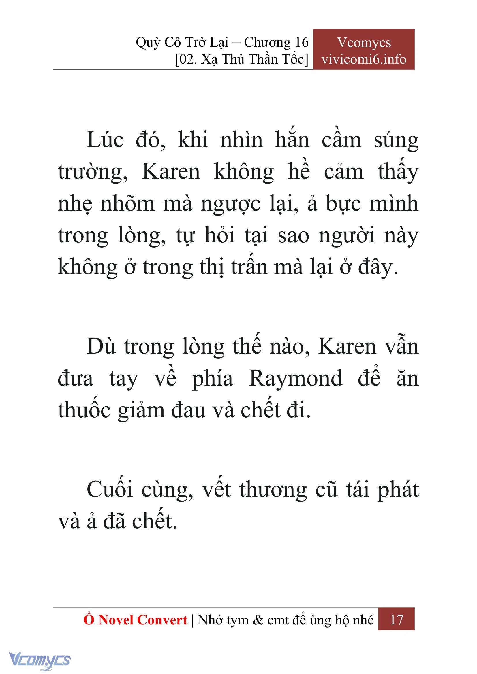 [Novel] Quý Cô Trở Lại Chapter  16 - 19