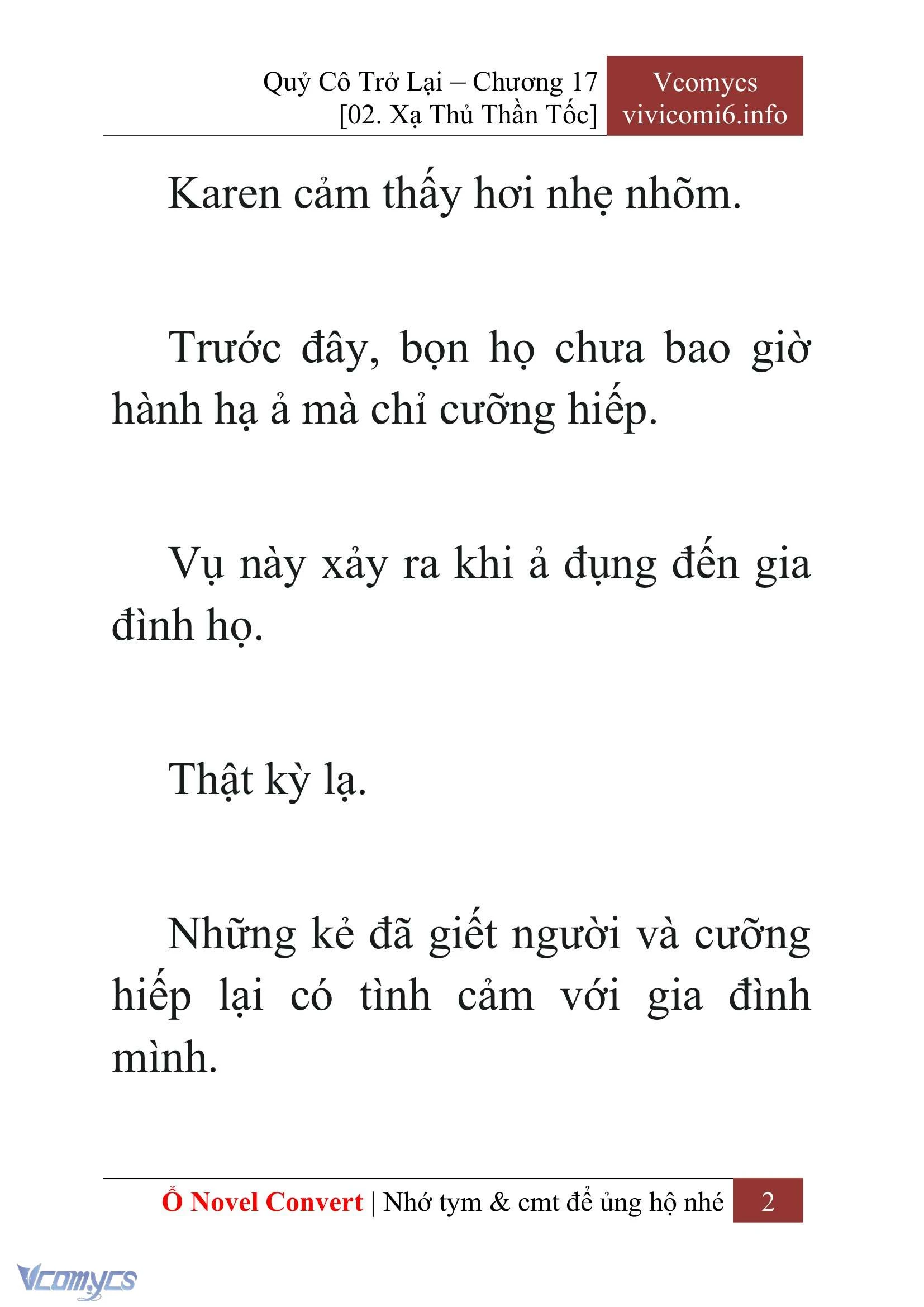 [Novel] Quý Cô Trở Lại Chapter  17 - 4