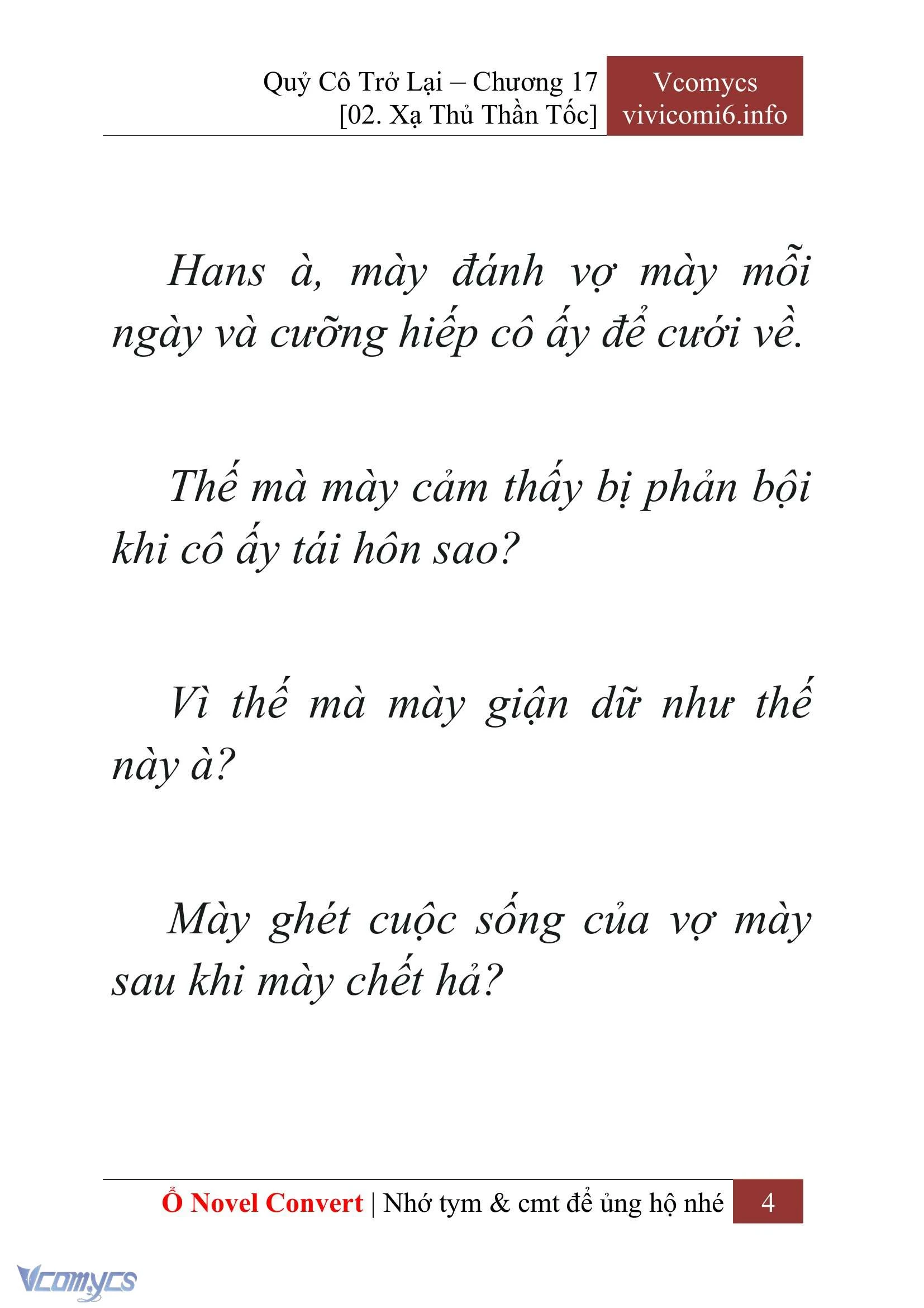 [Novel] Quý Cô Trở Lại Chapter  17 - 6
