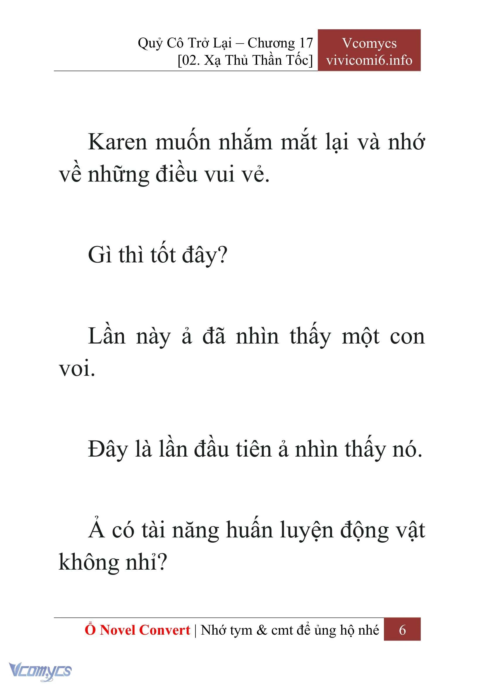 [Novel] Quý Cô Trở Lại Chapter  17 - 8