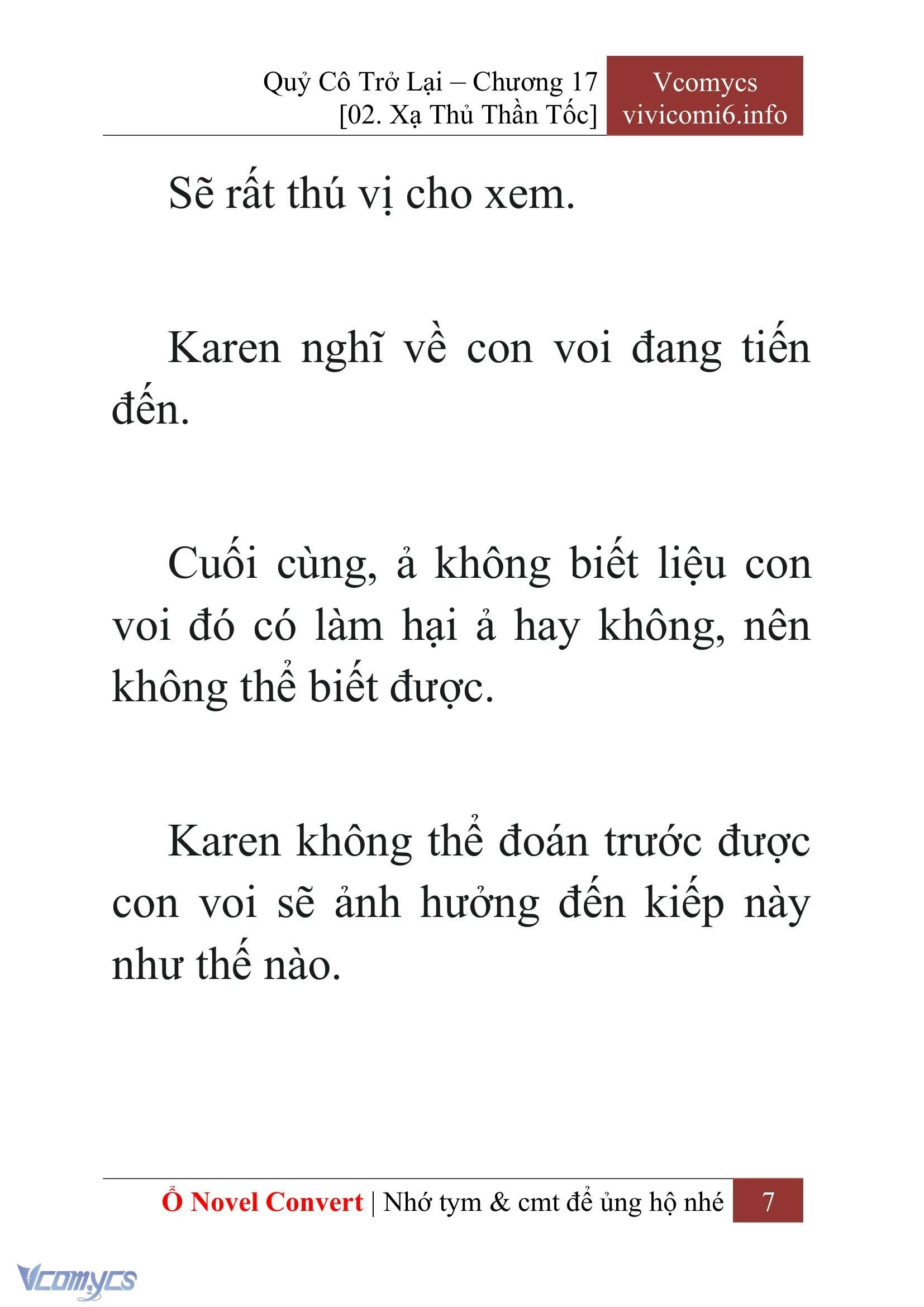[Novel] Quý Cô Trở Lại Chapter  17 - 9