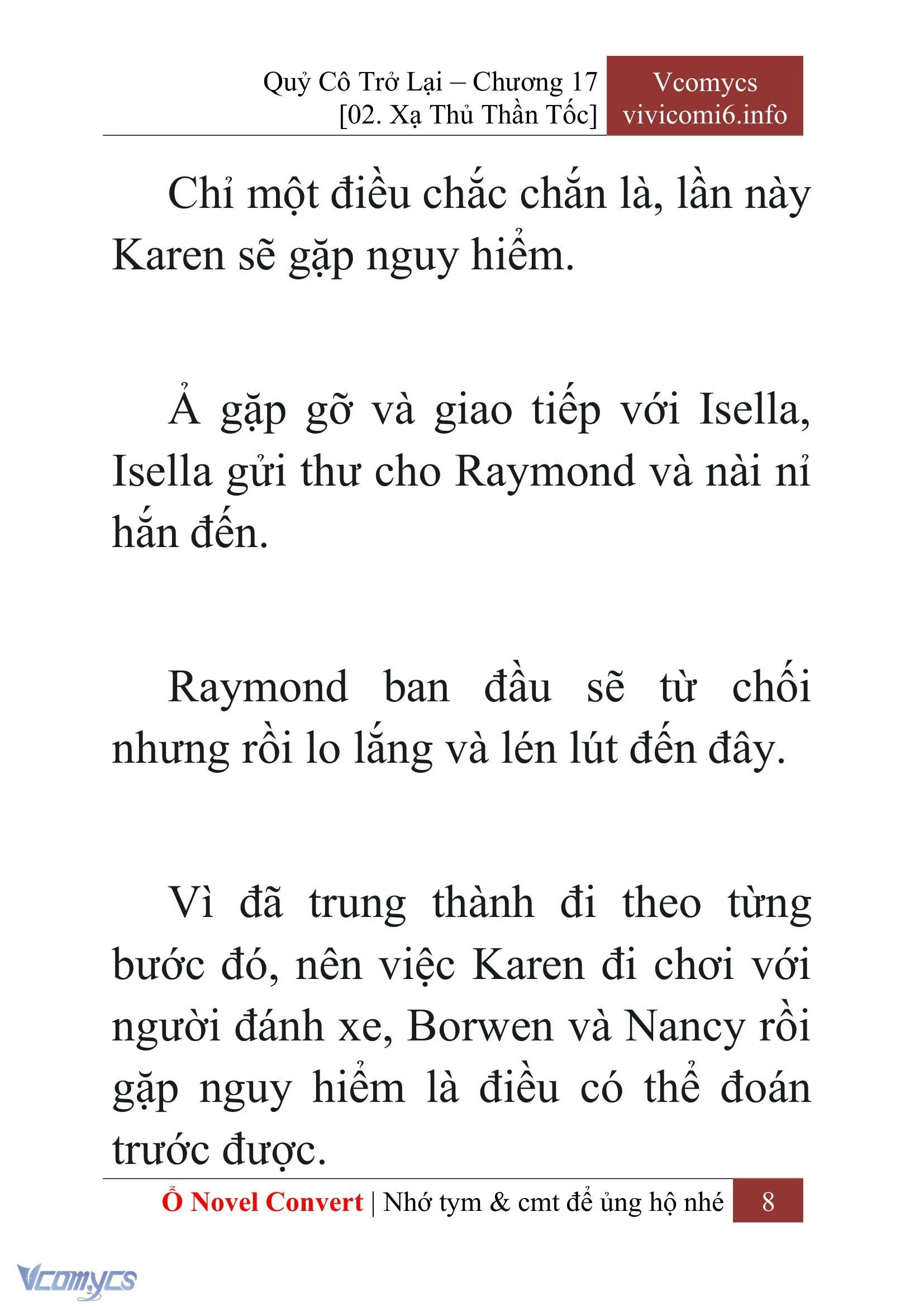 [Novel] Quý Cô Trở Lại Chapter  17 - 10