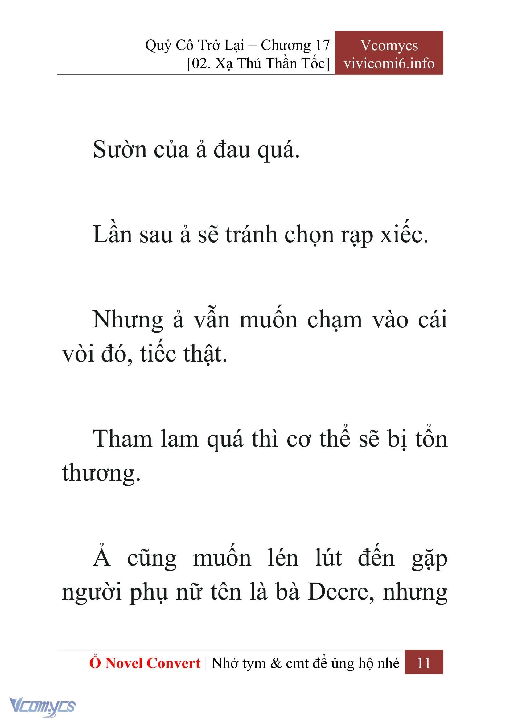 [Novel] Quý Cô Trở Lại Chapter  17 - 13