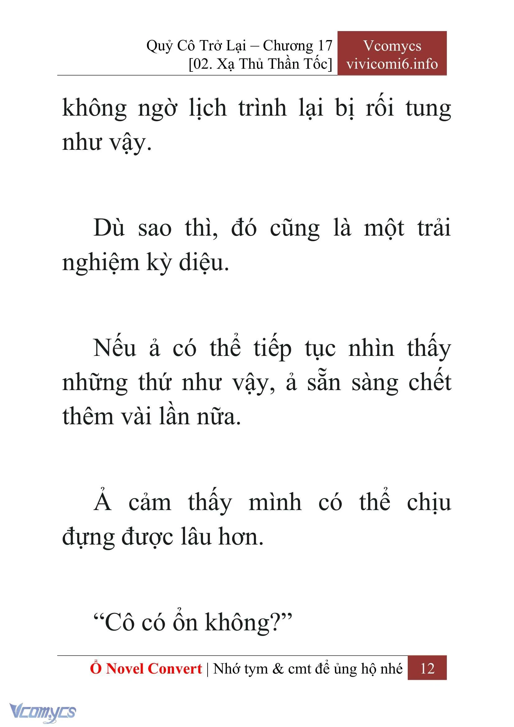 [Novel] Quý Cô Trở Lại Chapter  17 - 14