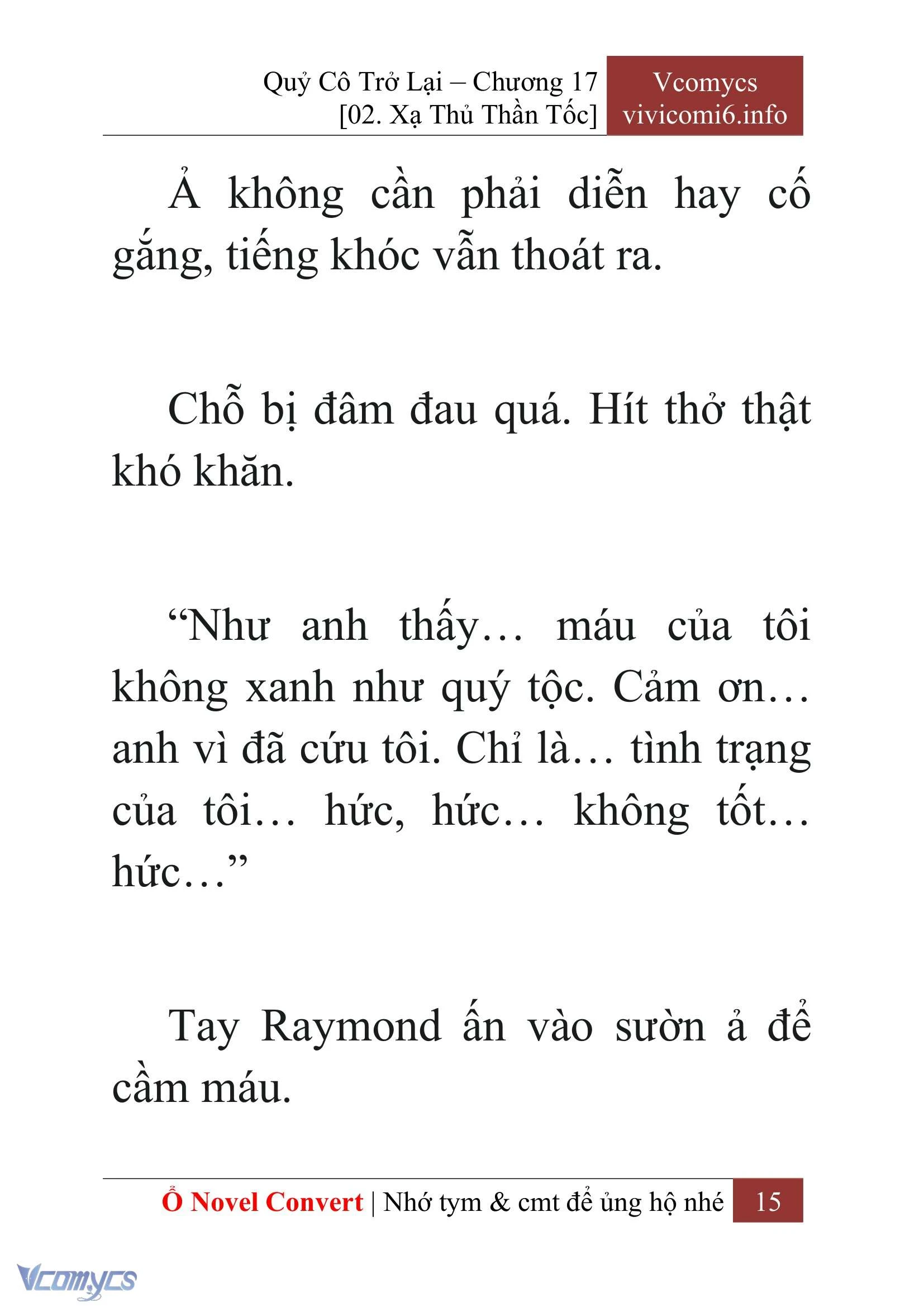 [Novel] Quý Cô Trở Lại Chapter  17 - 17