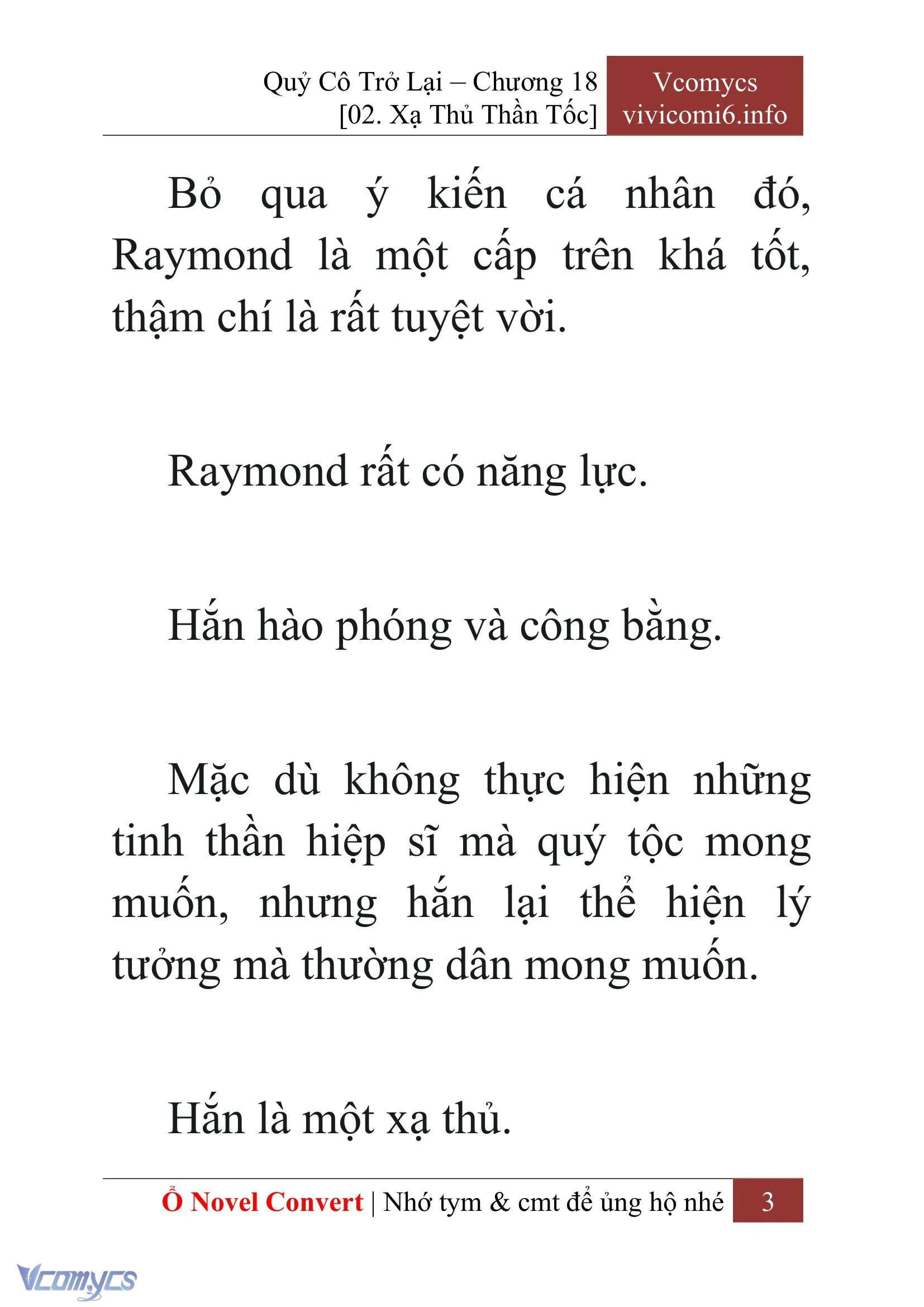 [Novel] Quý Cô Trở Lại Chapter  18 - 5