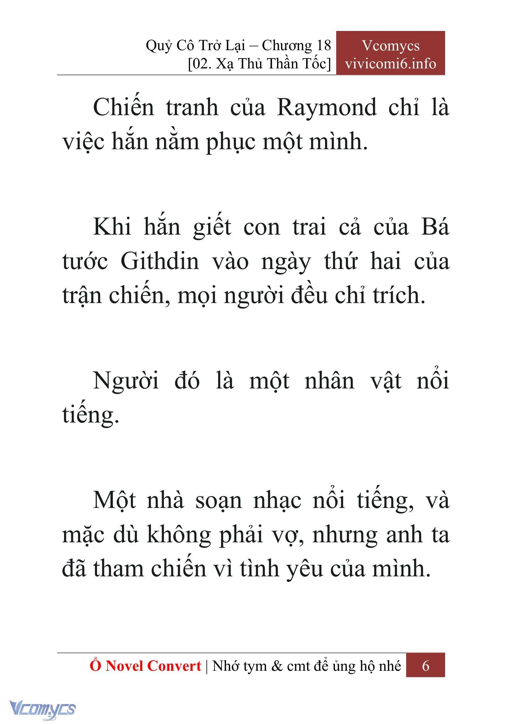 [Novel] Quý Cô Trở Lại Chapter  18 - 8