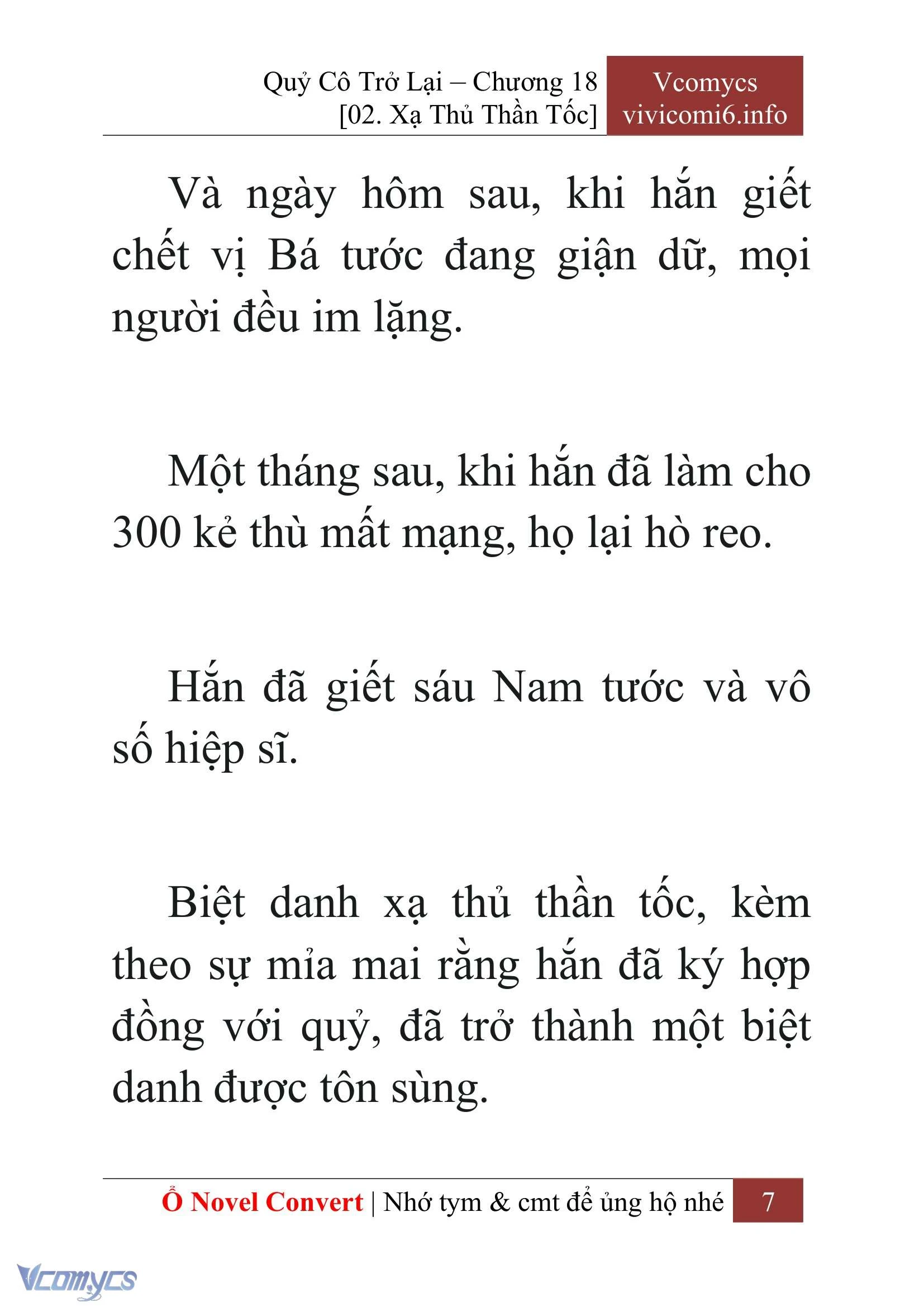 [Novel] Quý Cô Trở Lại Chapter  18 - 9