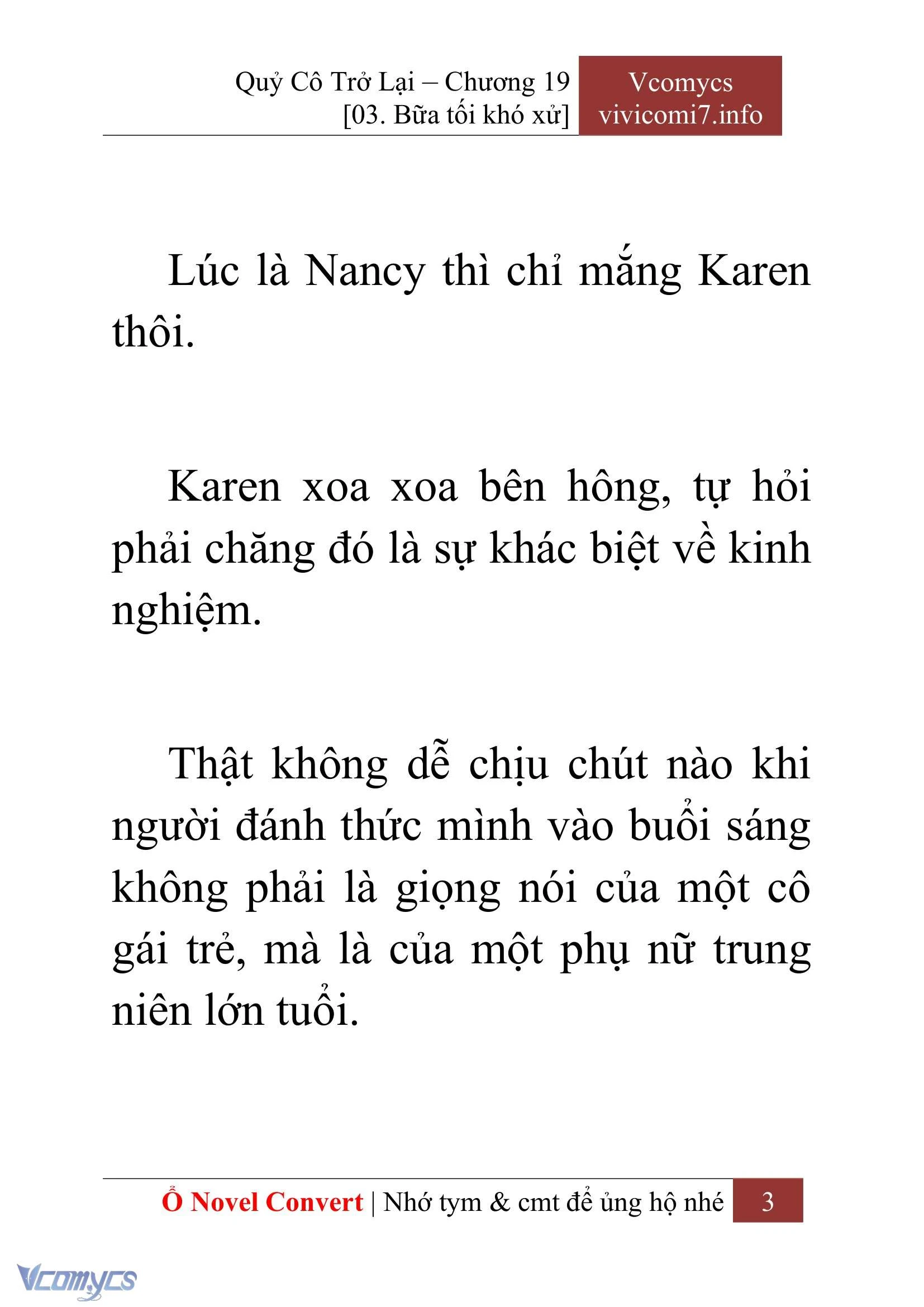 [Novel] Quý Cô Trở Lại Chapter  19 - 5