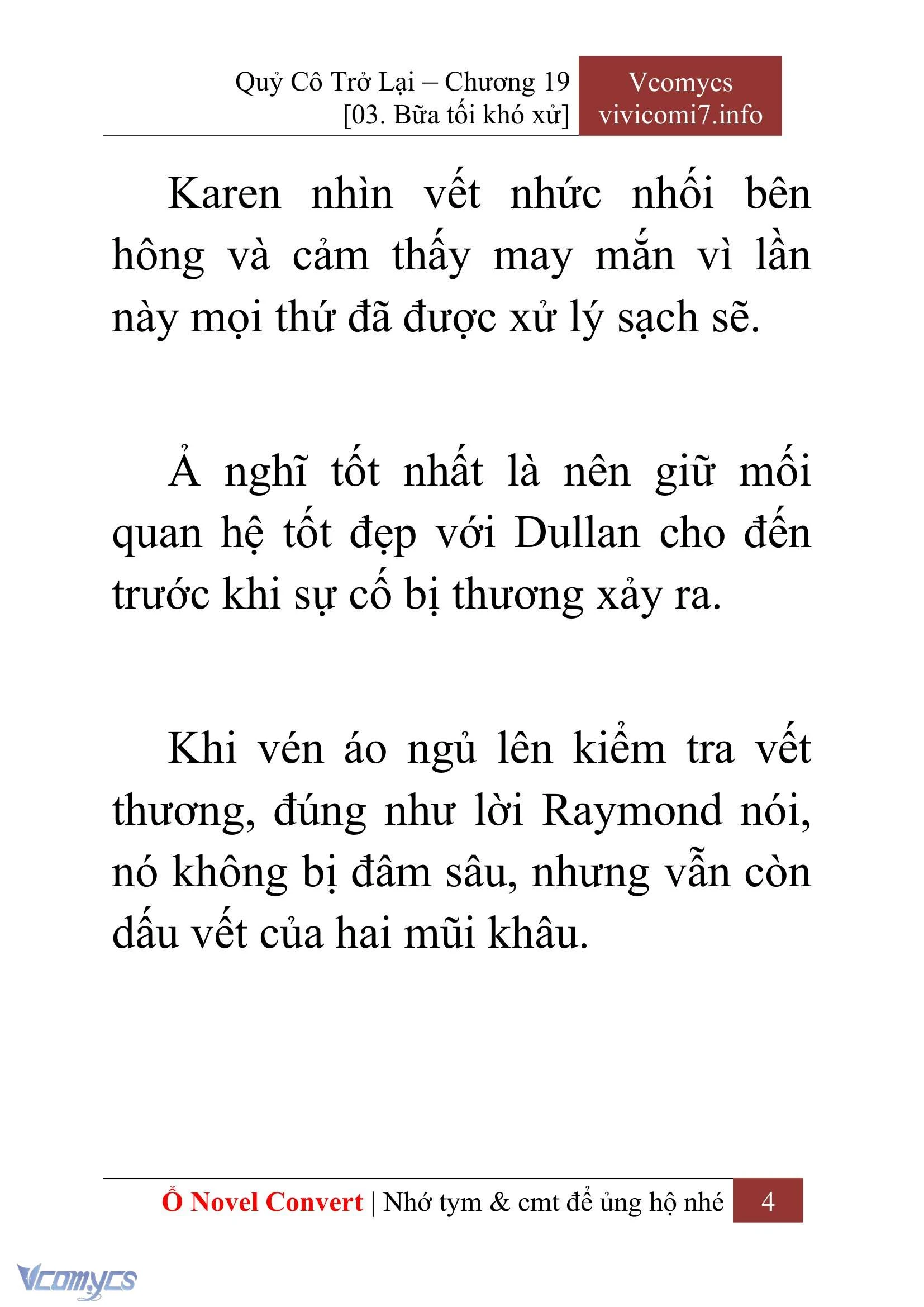 [Novel] Quý Cô Trở Lại Chapter  19 - 6