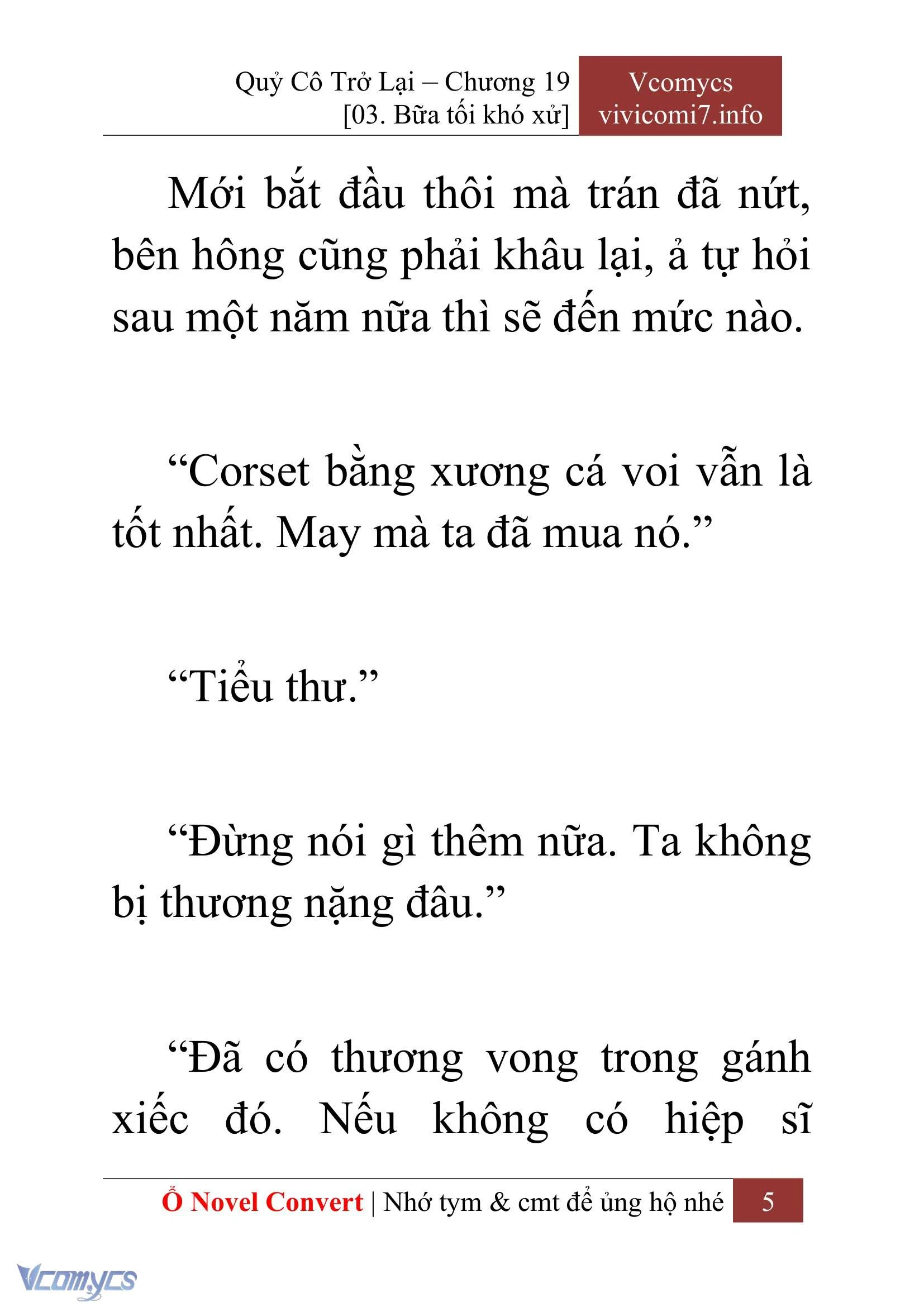 [Novel] Quý Cô Trở Lại Chapter  19 - 7