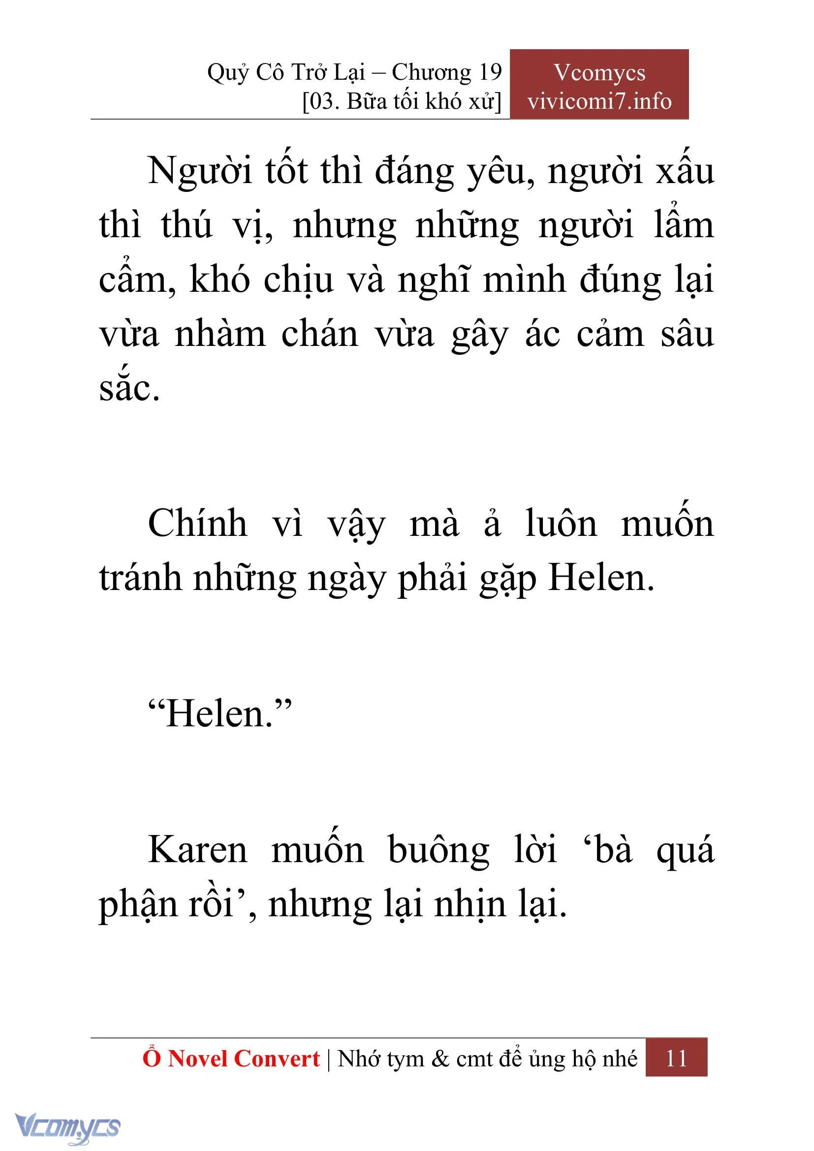 [Novel] Quý Cô Trở Lại Chapter  19 - 13