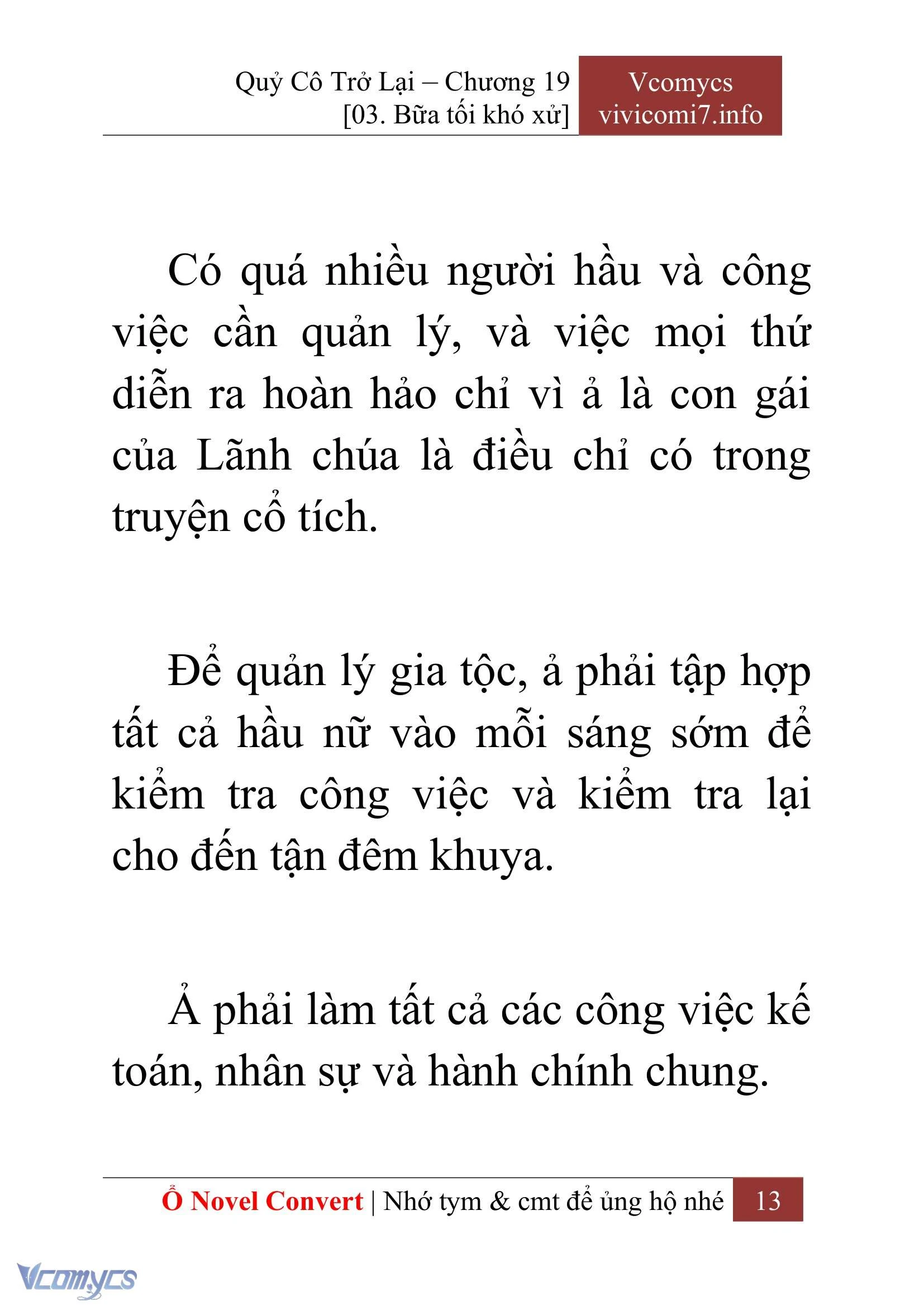 [Novel] Quý Cô Trở Lại Chapter  19 - 15