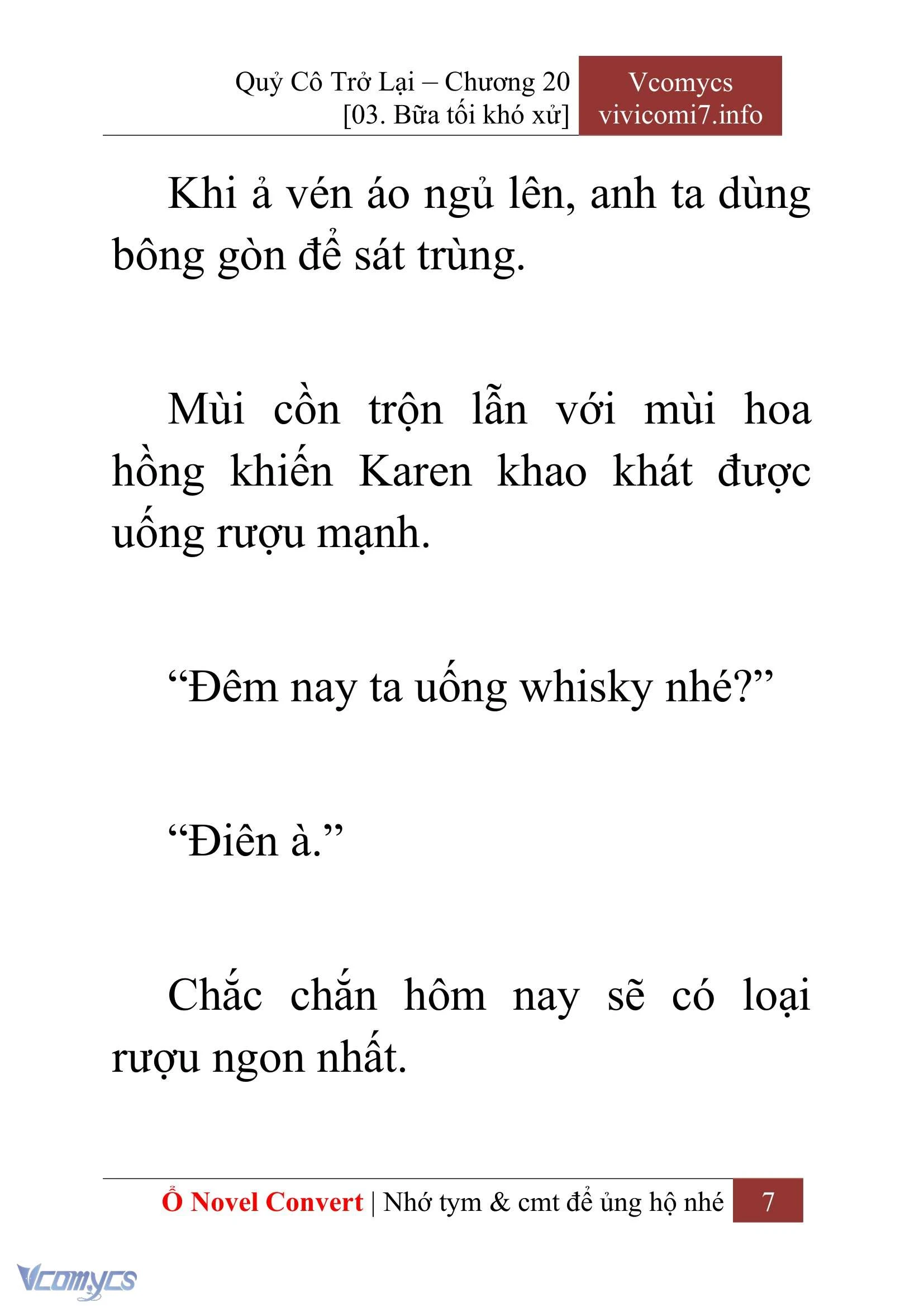 [Novel] Quý Cô Trở Lại Chapter  20 - 9