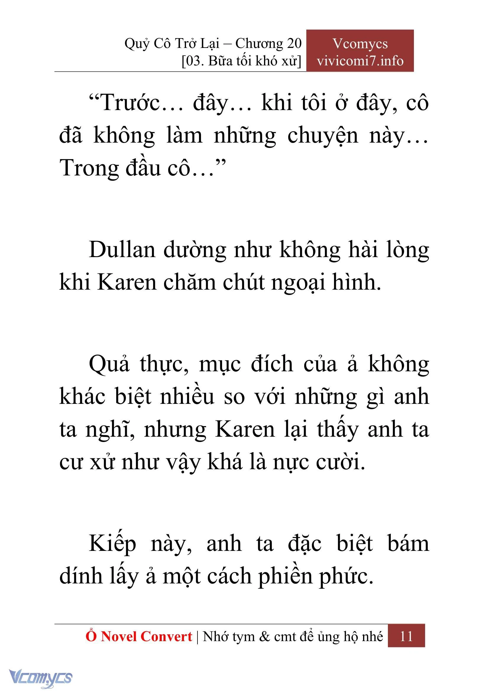 [Novel] Quý Cô Trở Lại Chapter  20 - 13