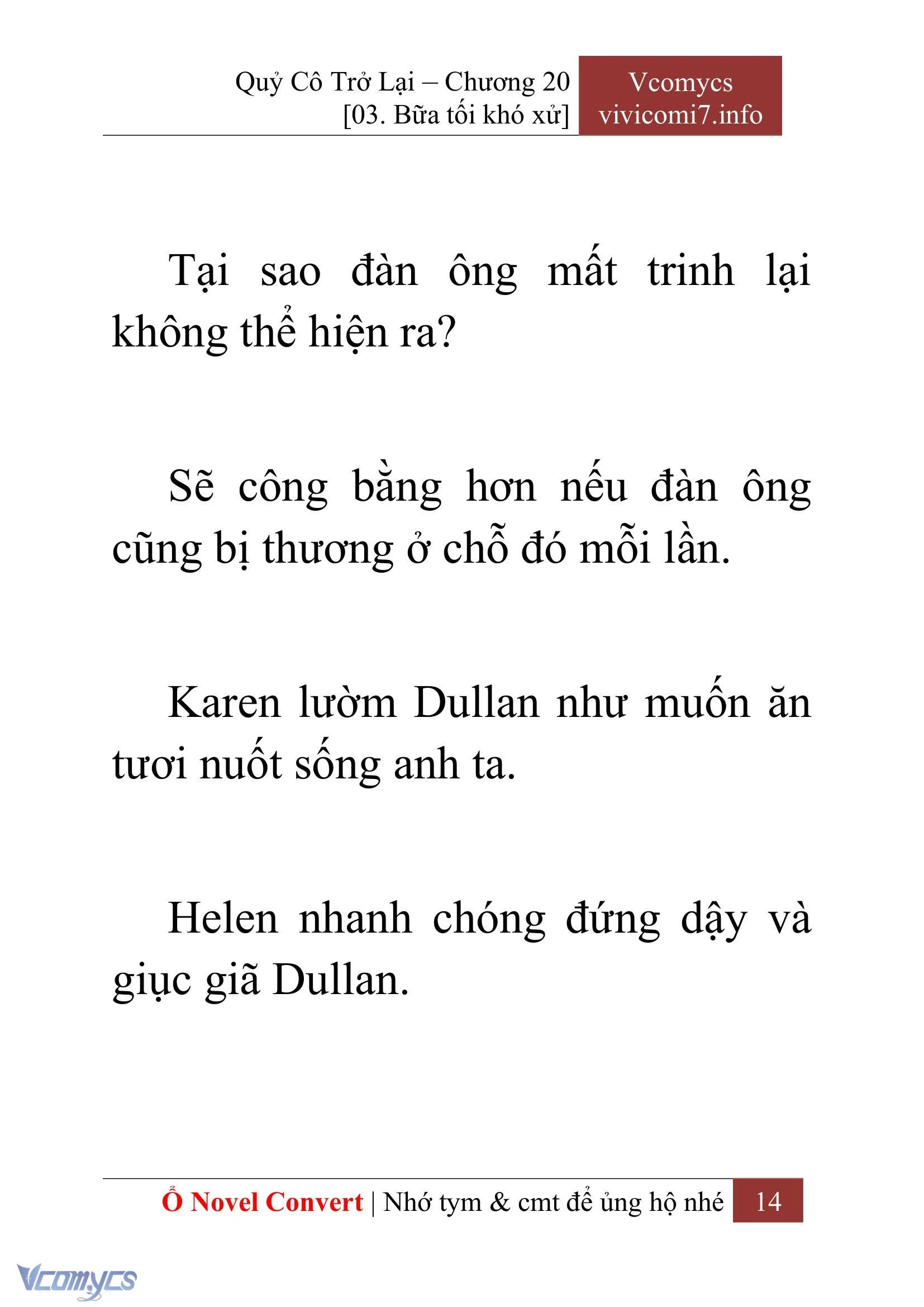 [Novel] Quý Cô Trở Lại Chapter  20 - 16