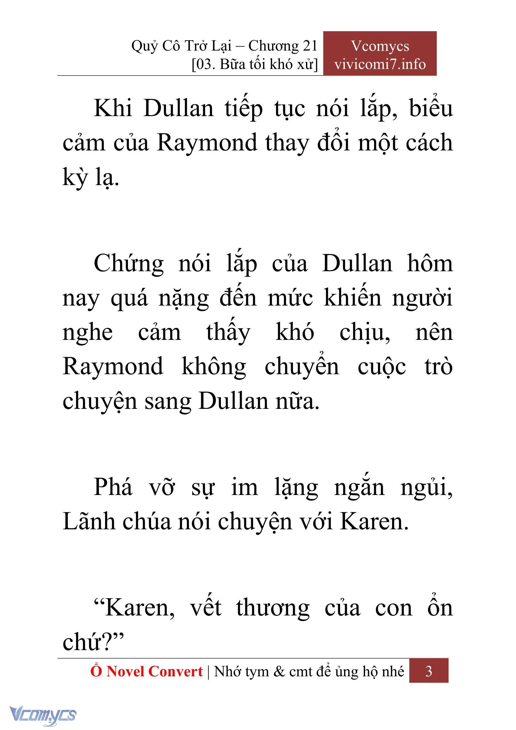 [Novel] Quý Cô Trở Lại Chapter  21 - 5