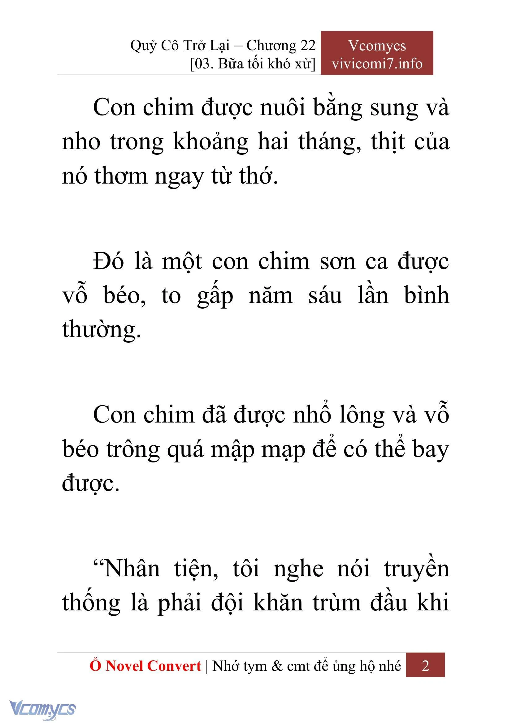[Novel] Quý Cô Trở Lại Chapter  22 - 4