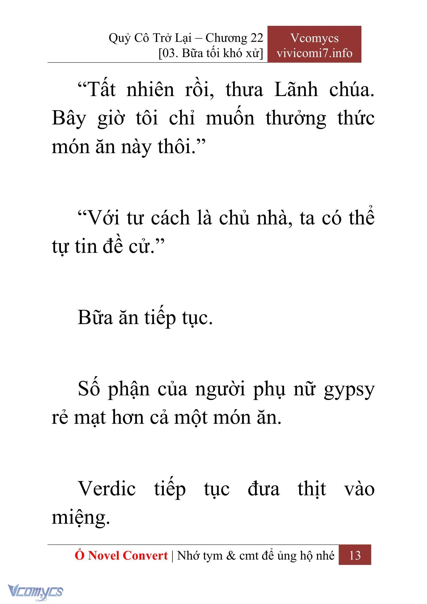 [Novel] Quý Cô Trở Lại Chapter  22 - 15
