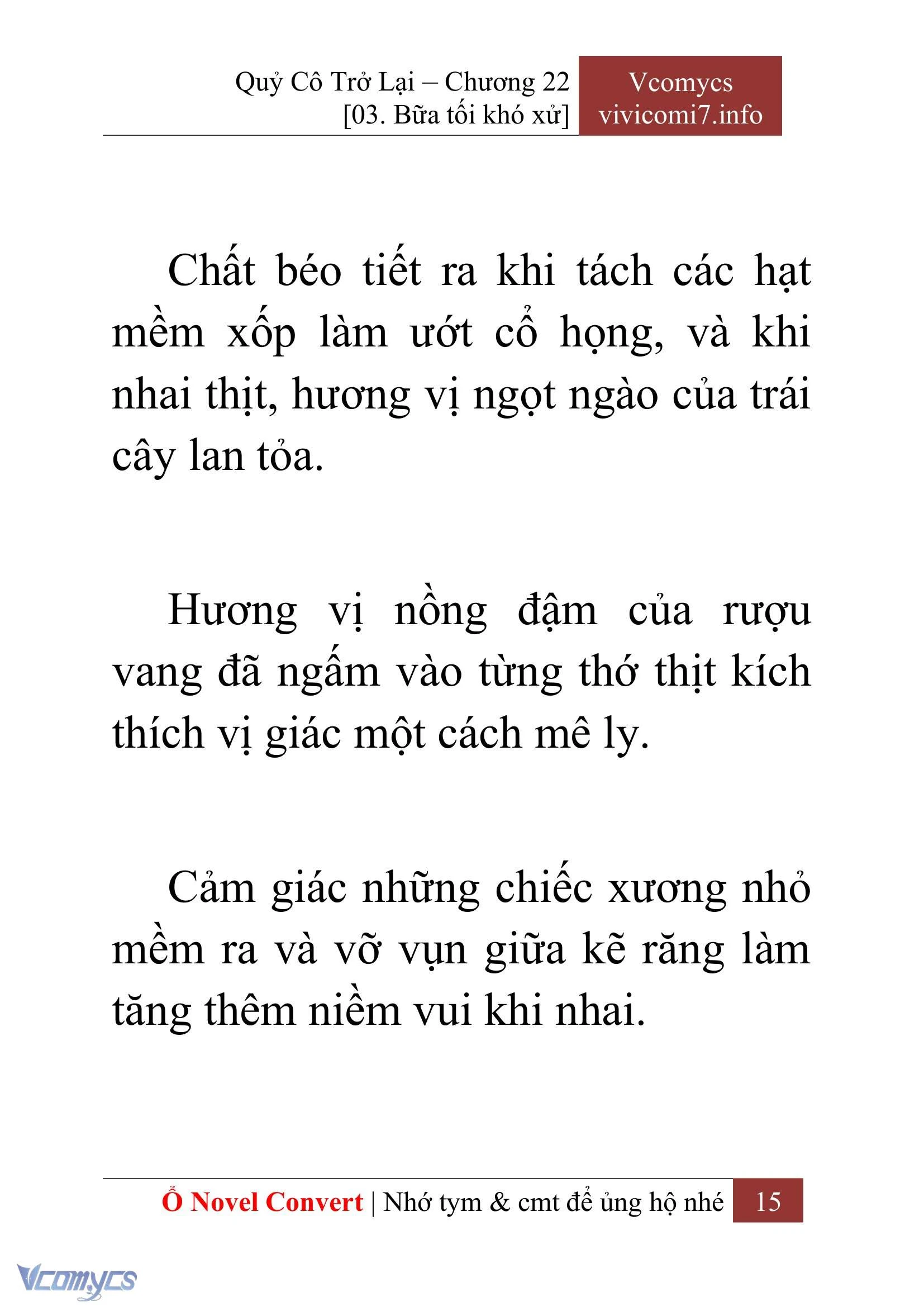 [Novel] Quý Cô Trở Lại Chapter  22 - 17