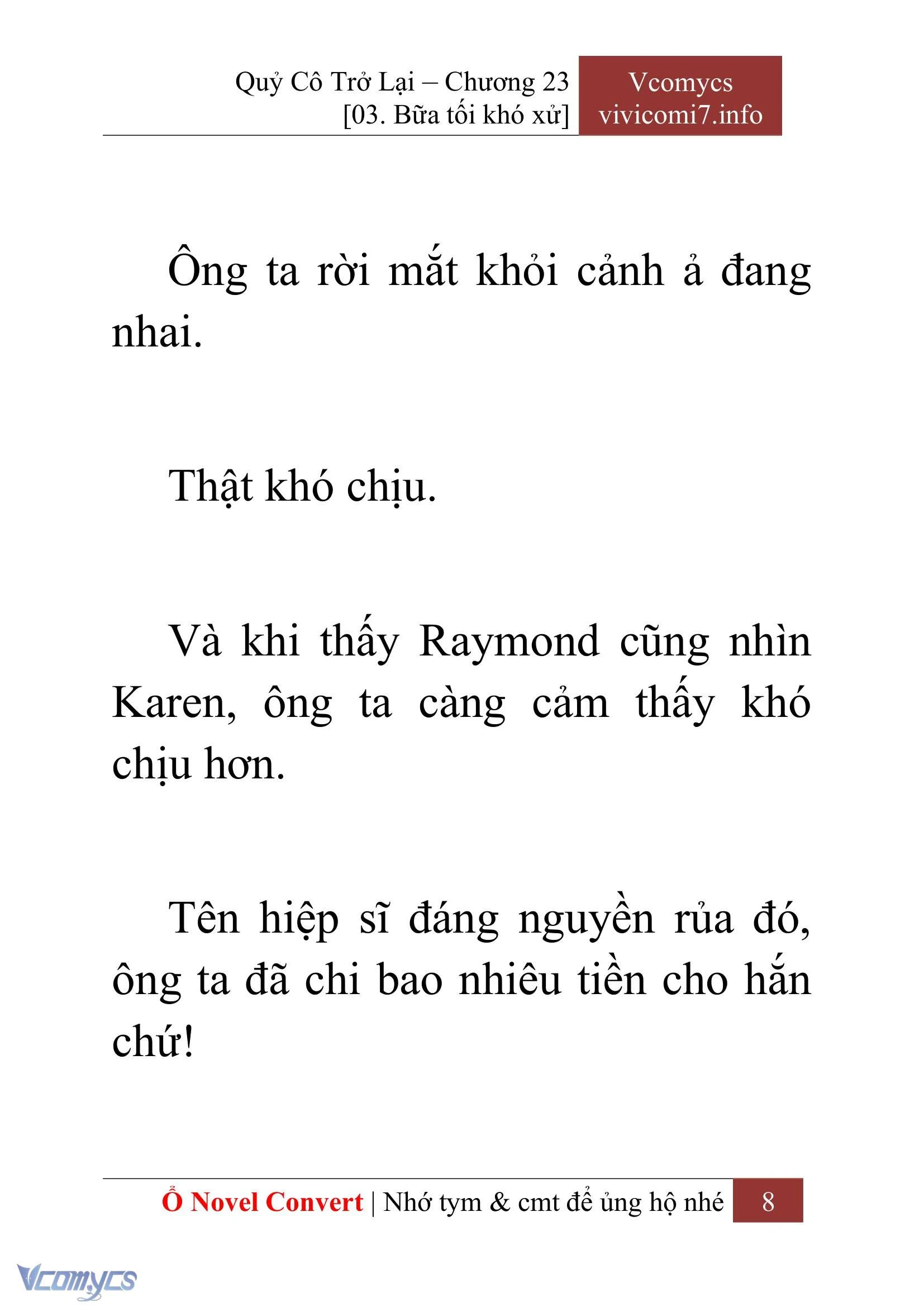 [Novel] Quý Cô Trở Lại Chapter  23 - 10